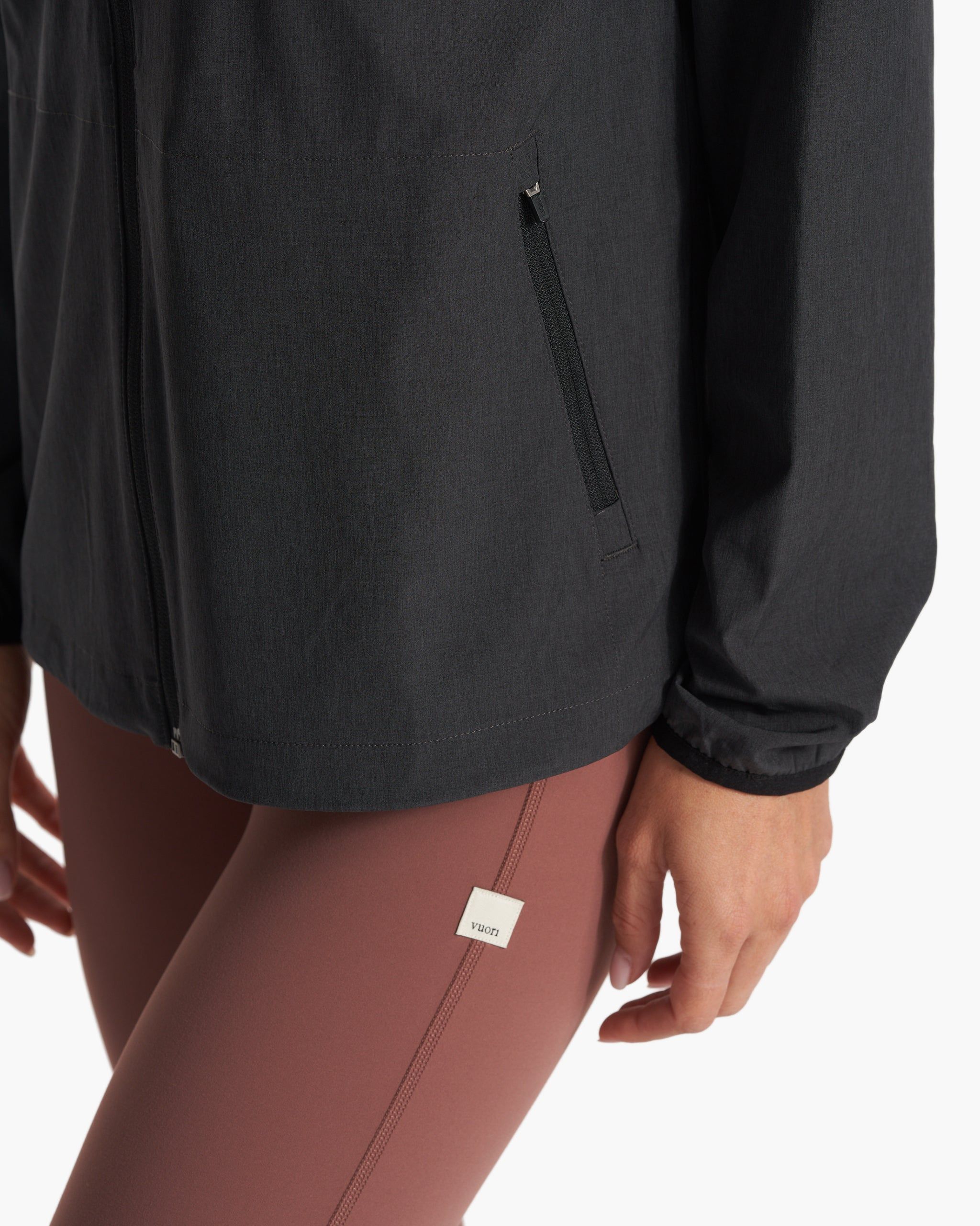 Womens Outdoor Trainer Shell | Black Heather sold by Vuori product image thumbnail 3