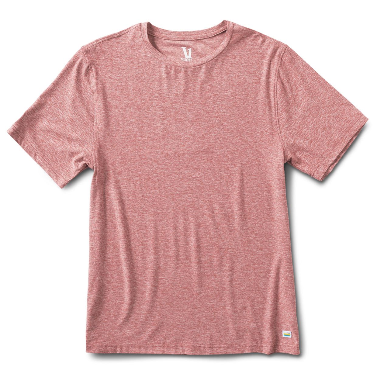 Strato Tech Tee | Saltwater Red Heather sold by Vuori