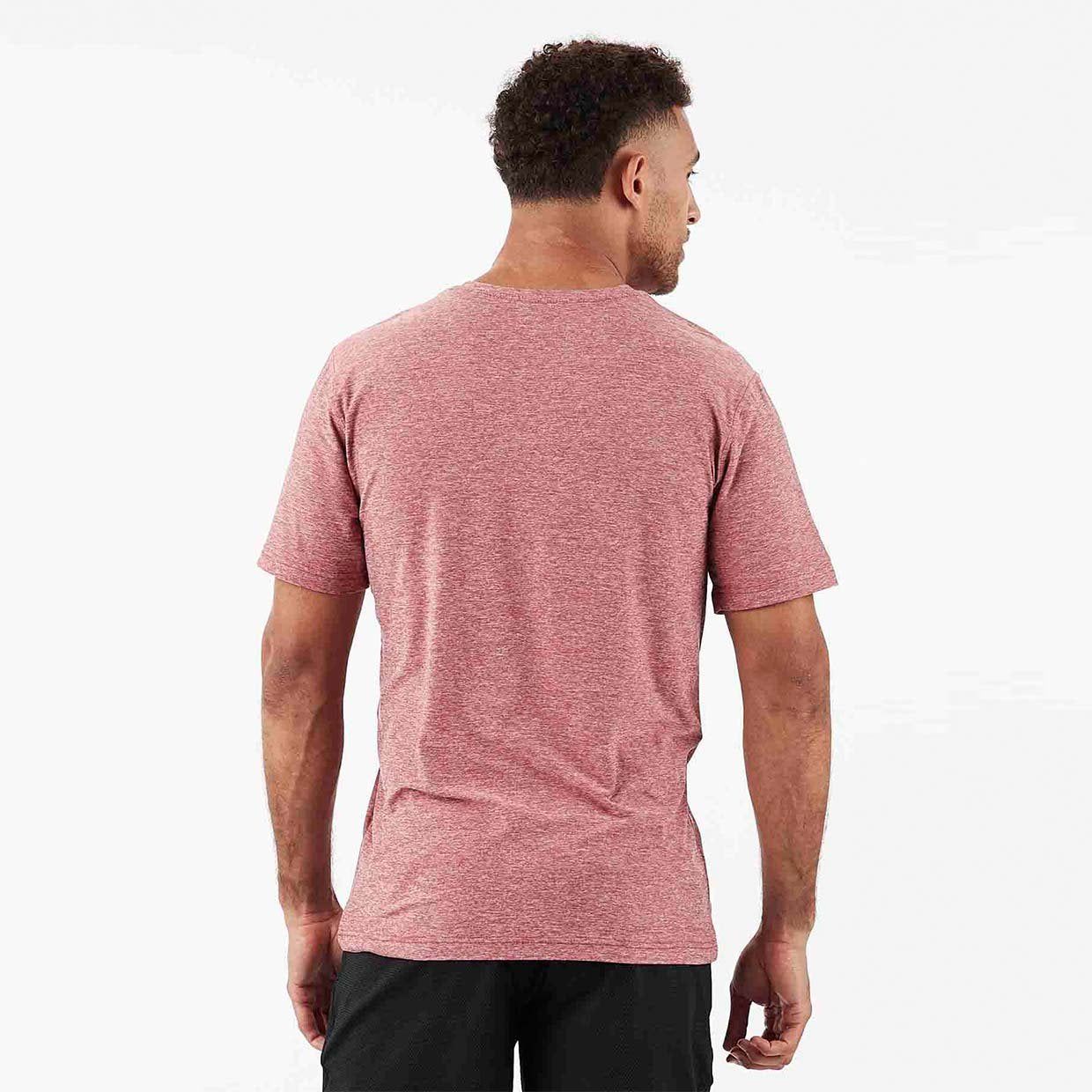 Strato Tech Tee | Saltwater Red Heather sold by Vuori product image thumbnail 3