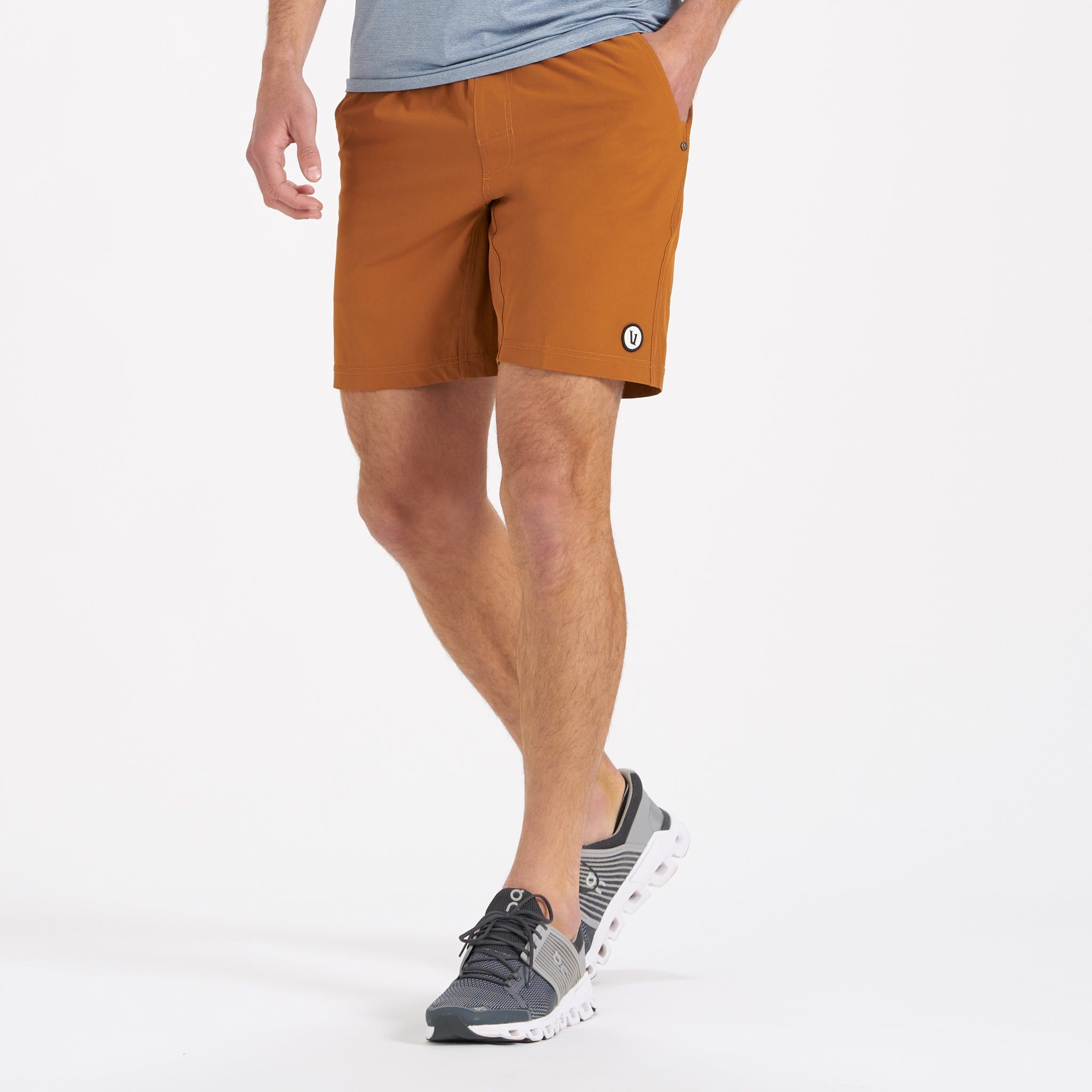 Kore Unlined Short | Turmeric sold by Vuori product image thumbnail 3