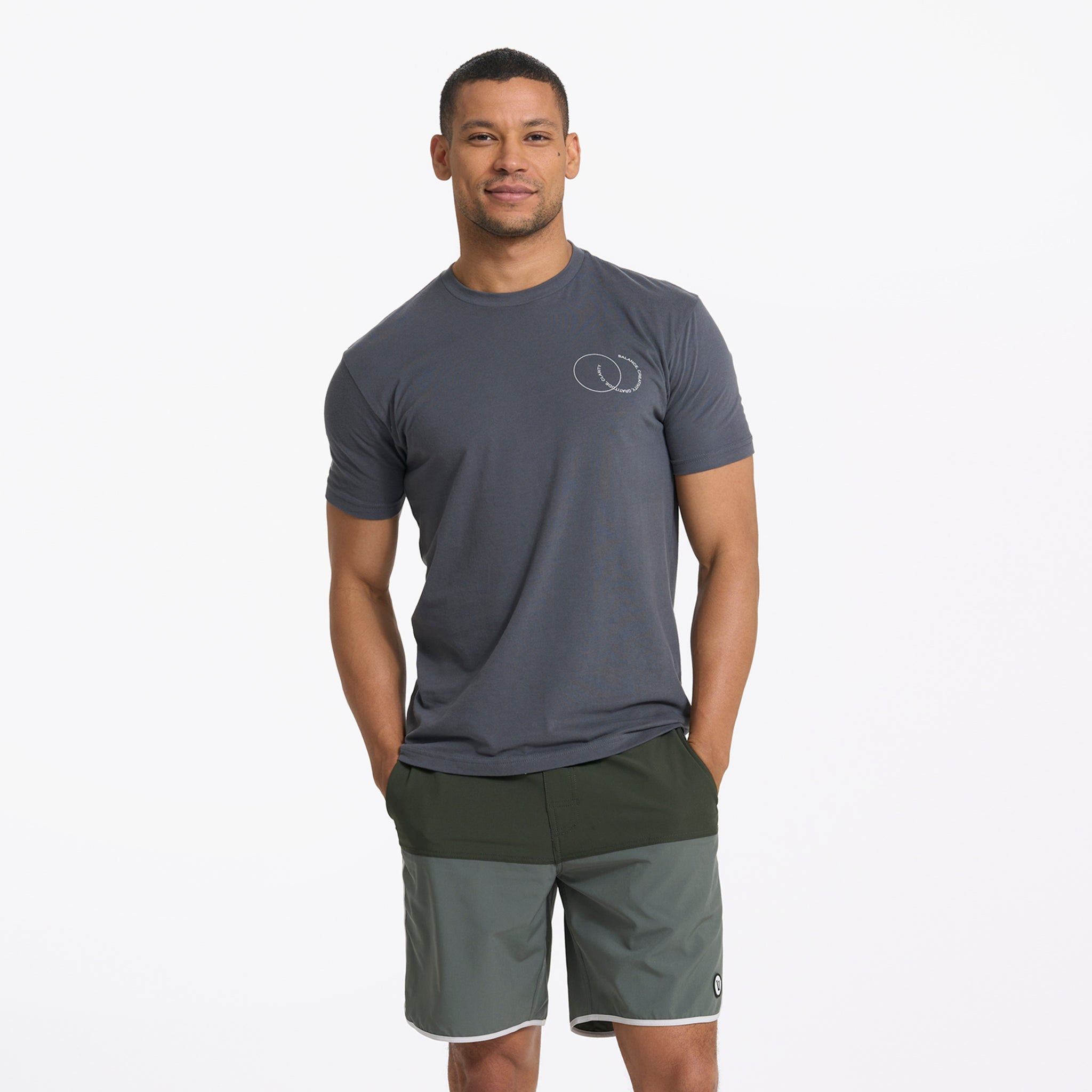 New Wave Tee | Charcoal sold by Vuori product image thumbnail 2