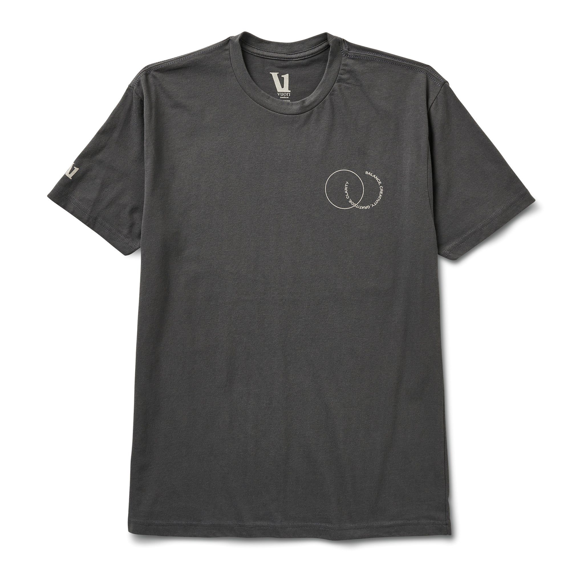 New Wave Tee | Charcoal sold by Vuori
