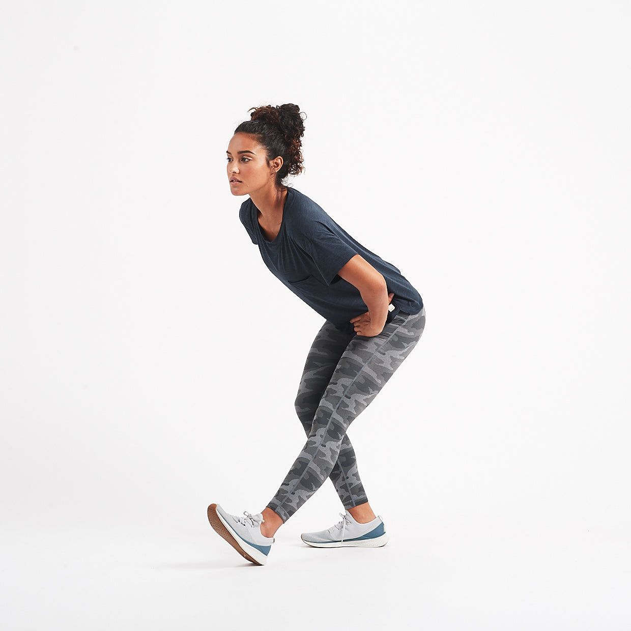 Lux Performance Tee | Ink Heather sold by Vuori product image thumbnail 5