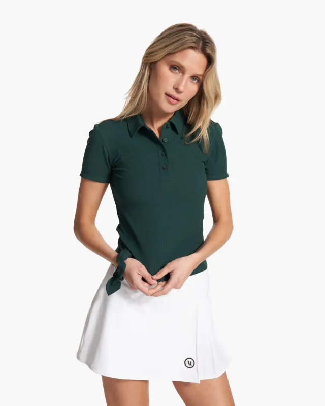 Pose Fitted Polo | Grass made by Vuori