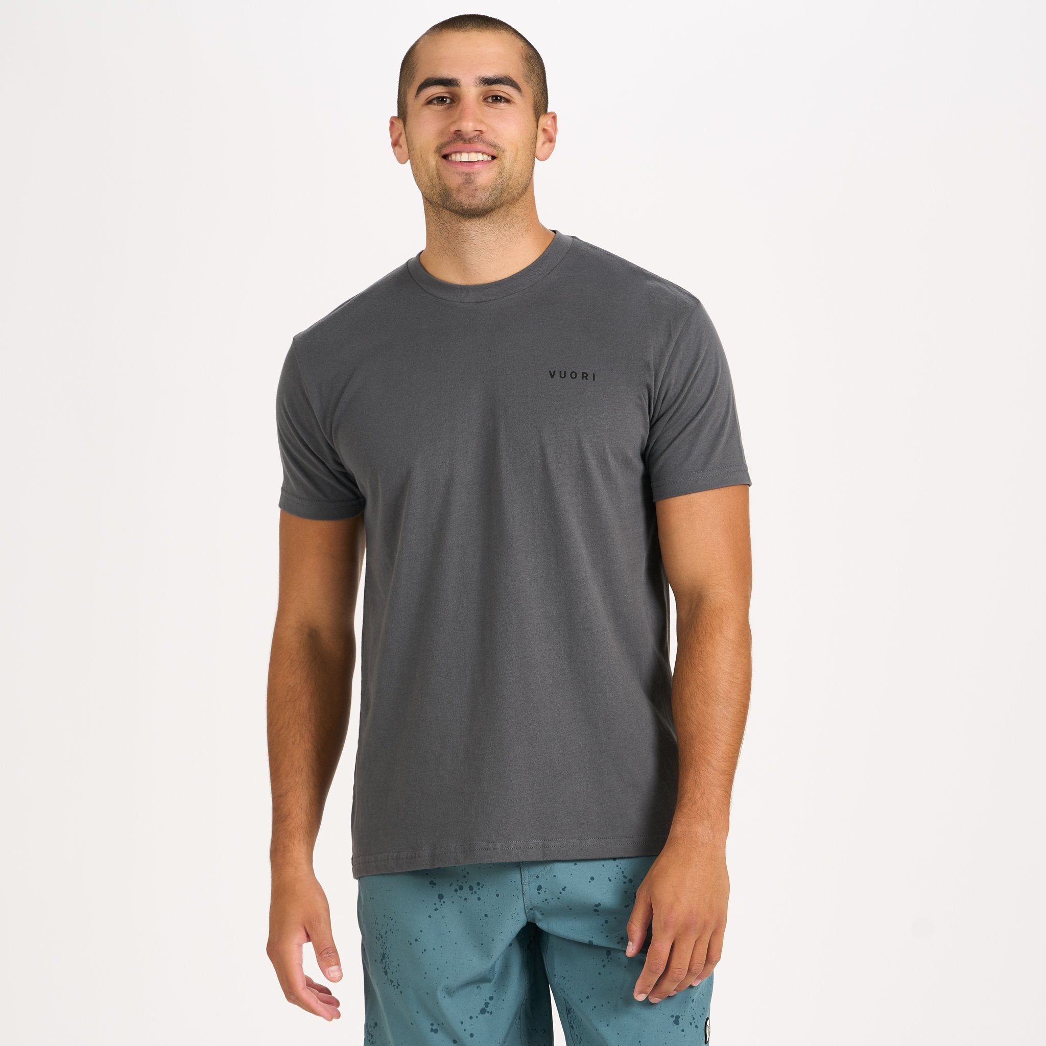 New Perspective Tee | Charcoal sold by Vuori product image thumbnail 2