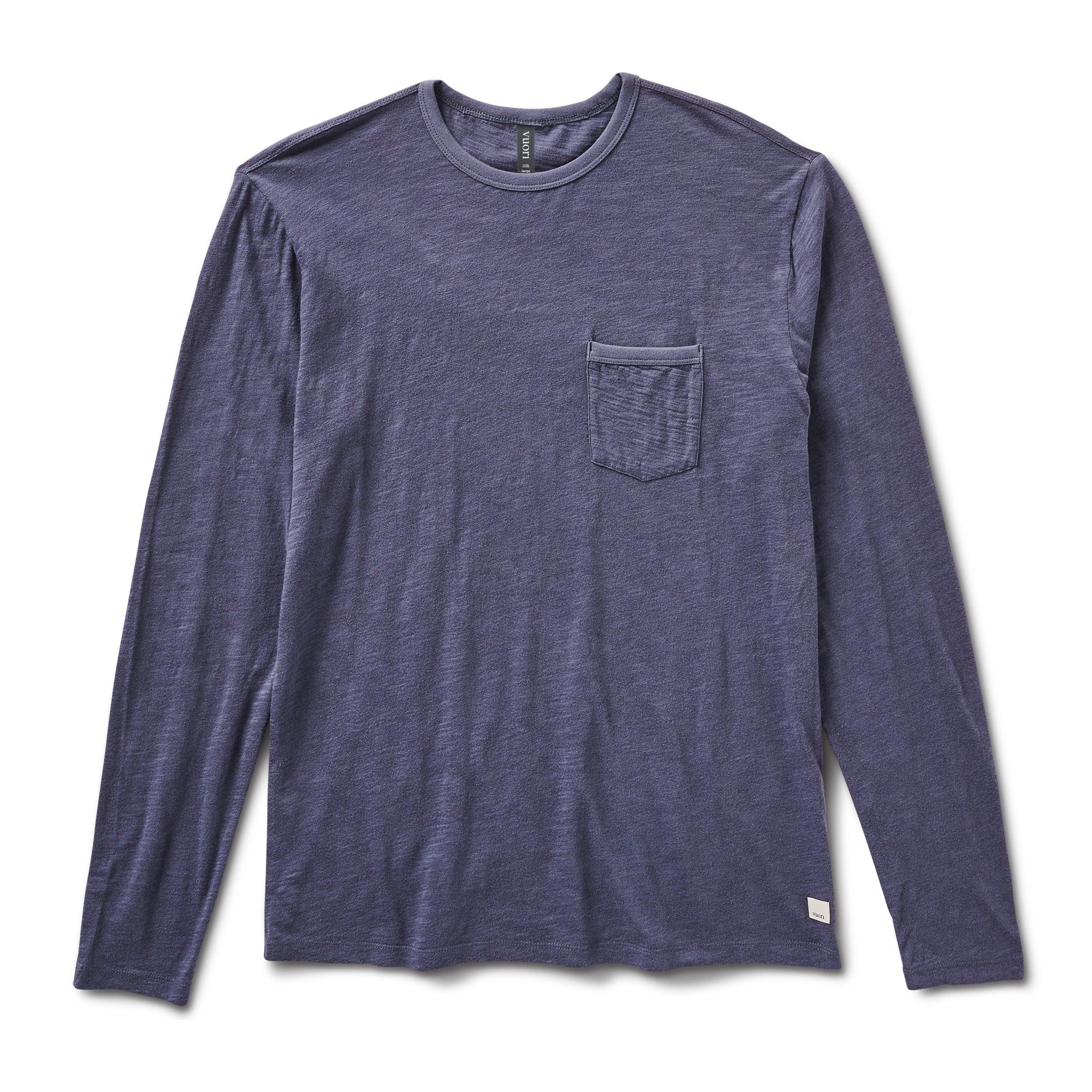Long-Sleeve Rise Tee | Azure sold by Vuori