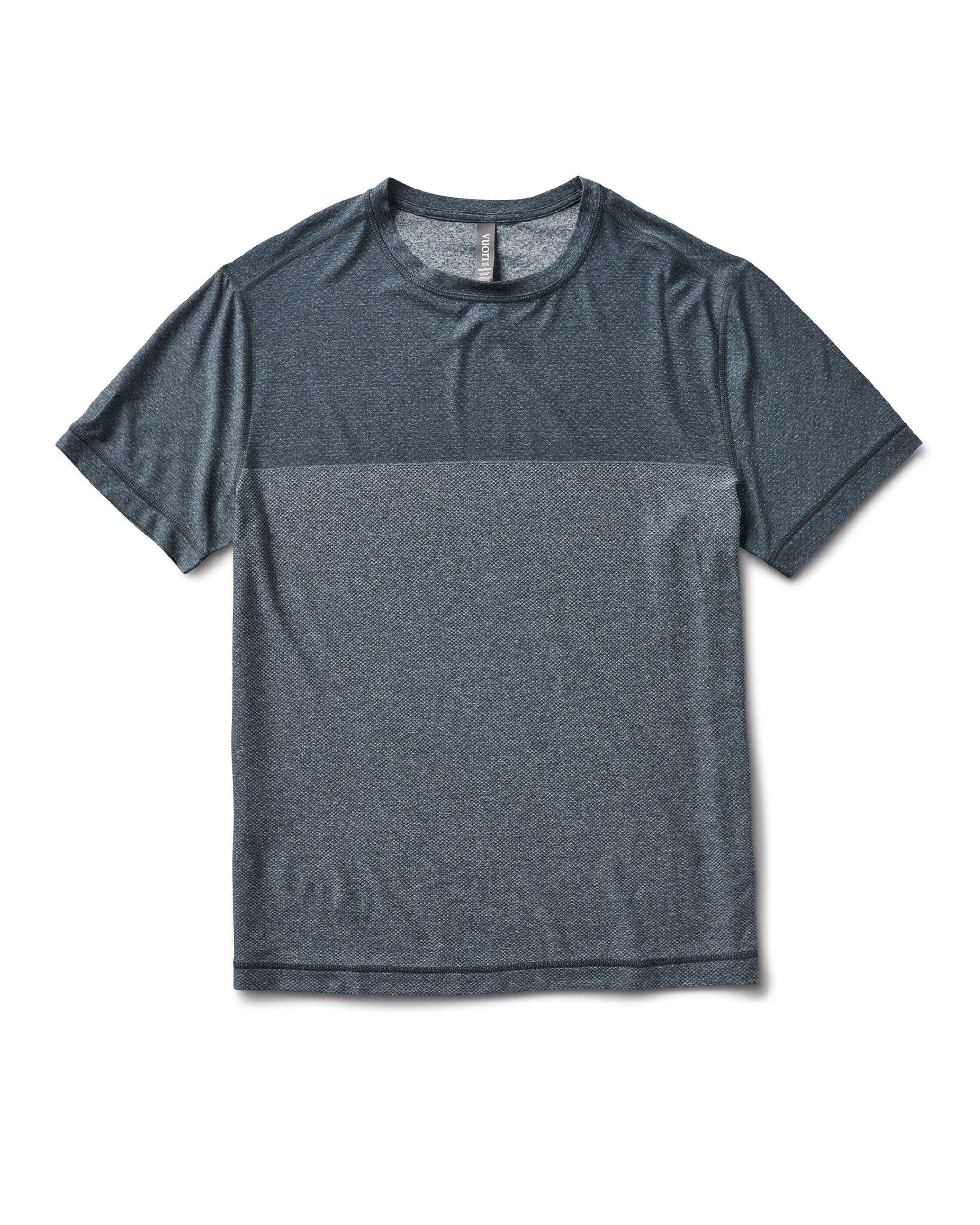 Grandview Tech Tee | Black Heather sold by Vuori