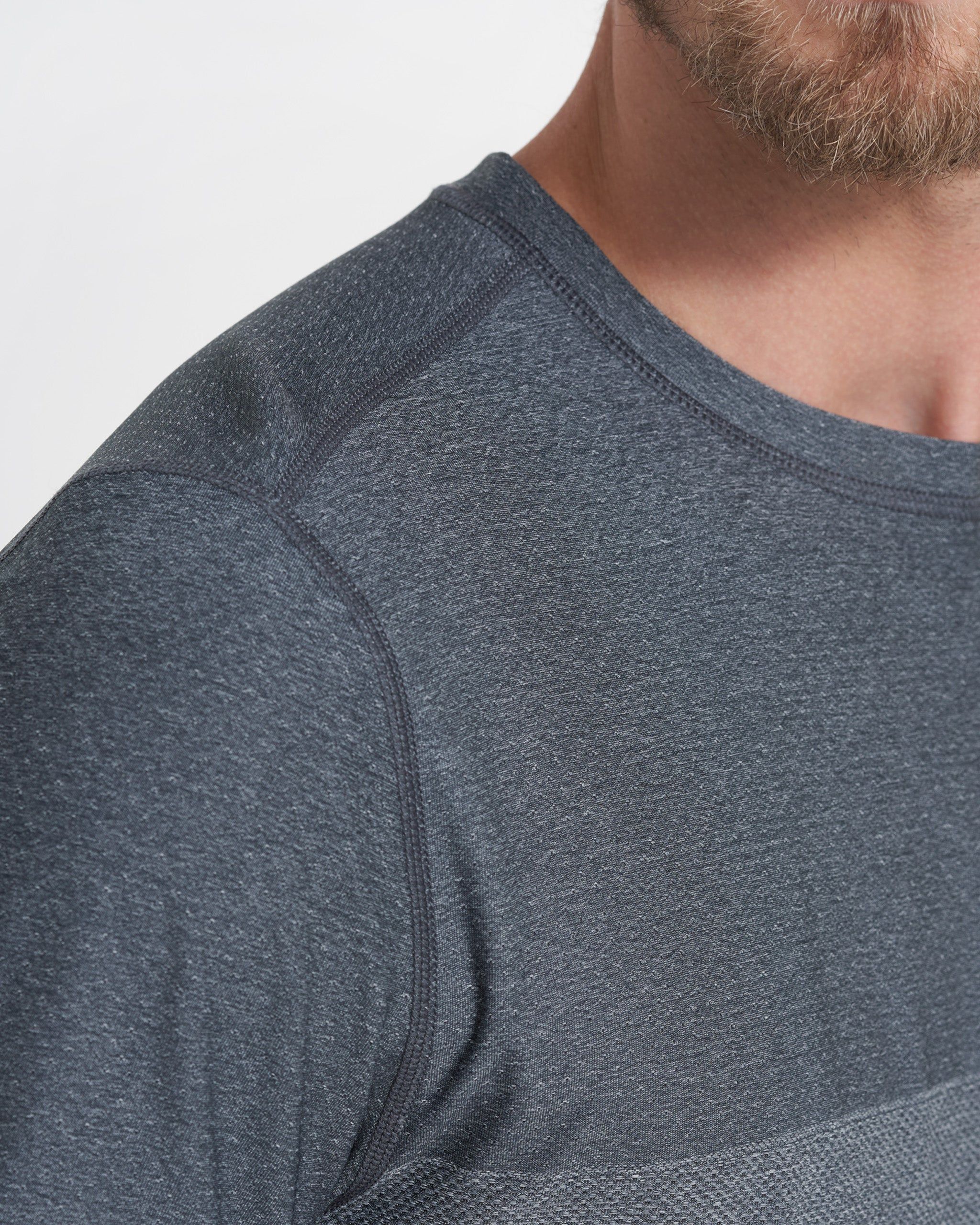 Grandview Tech Tee | Black Heather sold by Vuori product image thumbnail 6