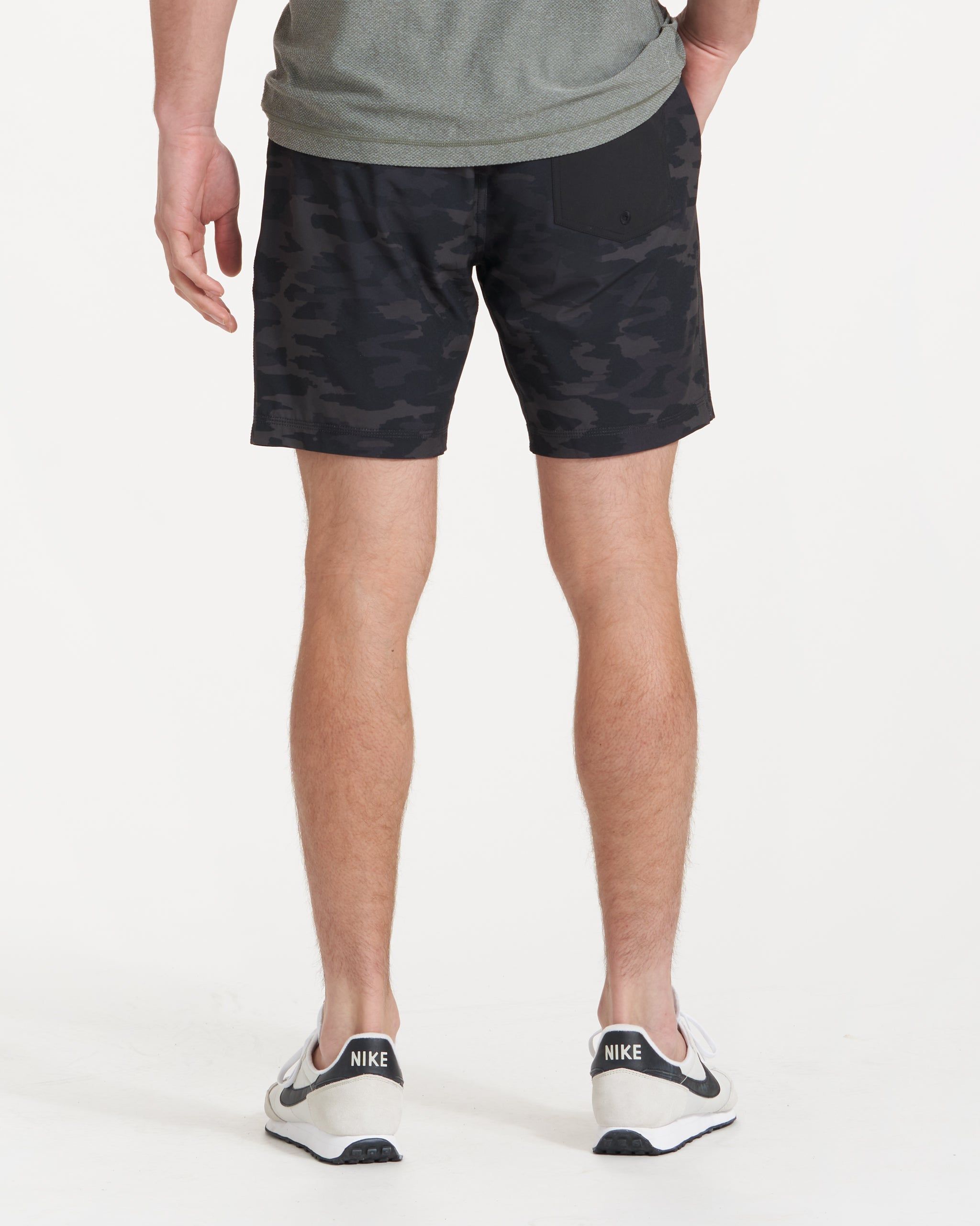 Kore Unlined Short | Black Watercolor Camo sold by Vuori product image thumbnail 5