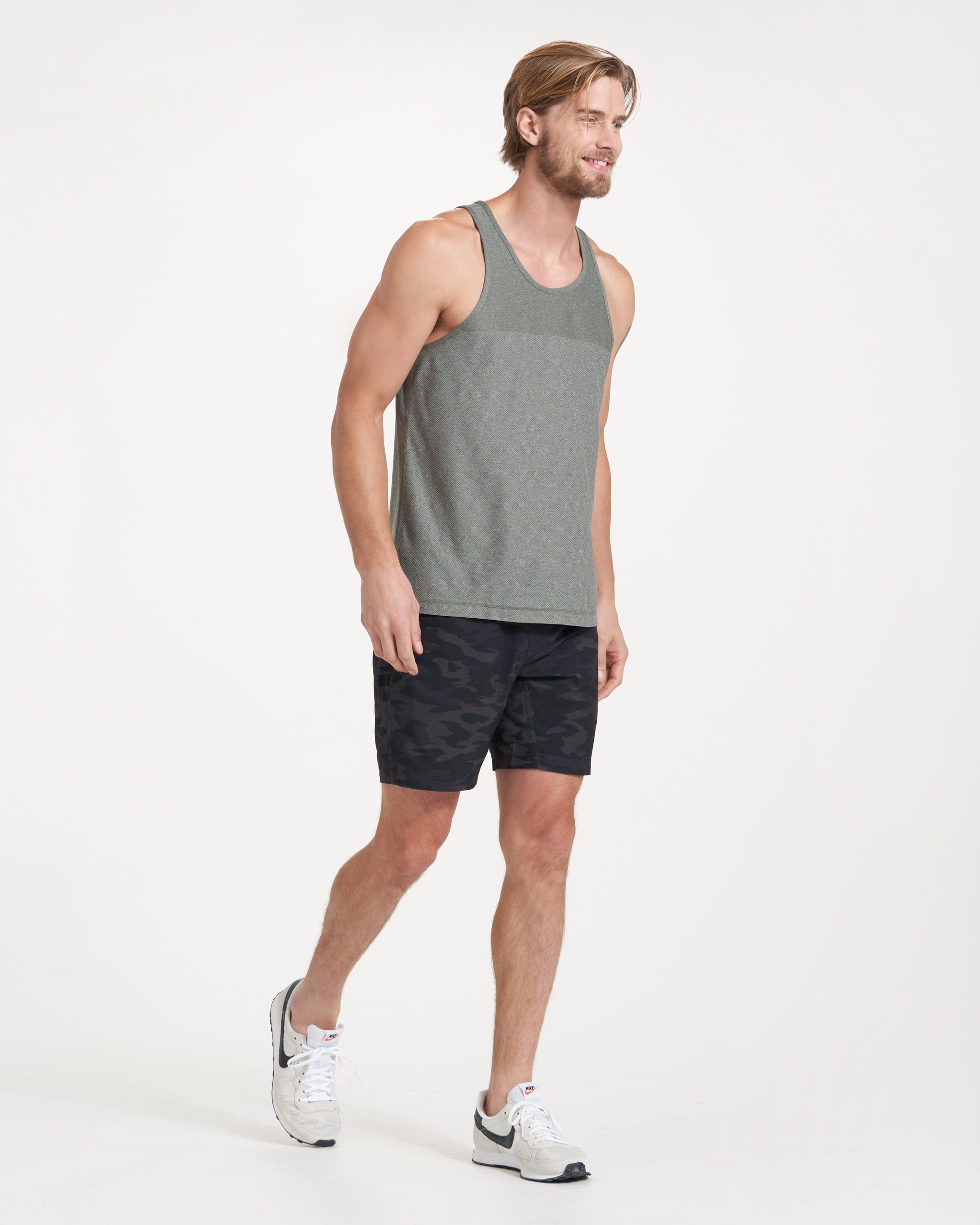 Kore Unlined Short | Black Watercolor Camo sold by Vuori product image thumbnail 6