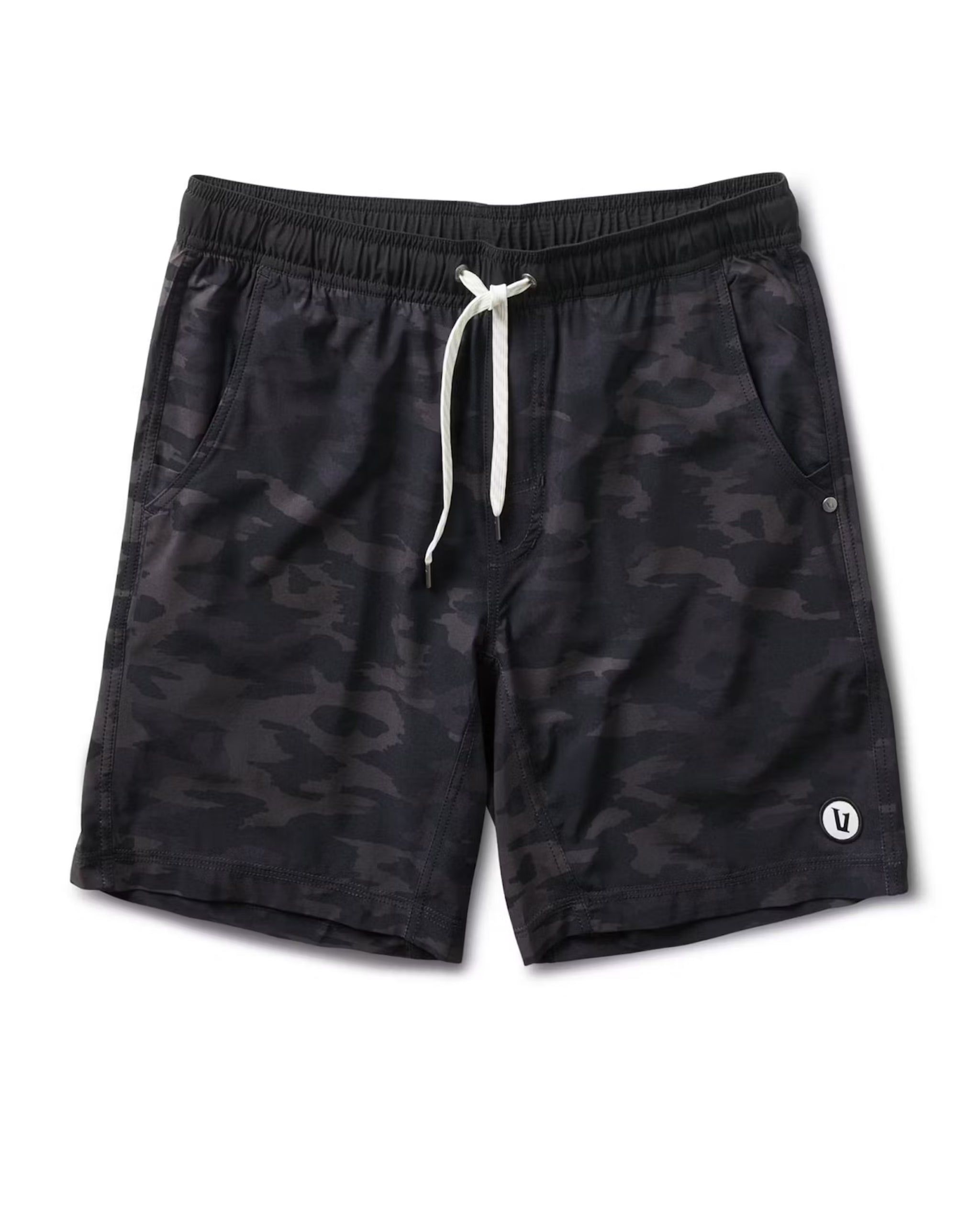 Kore Unlined Short | Black Watercolor Camo sold by Vuori