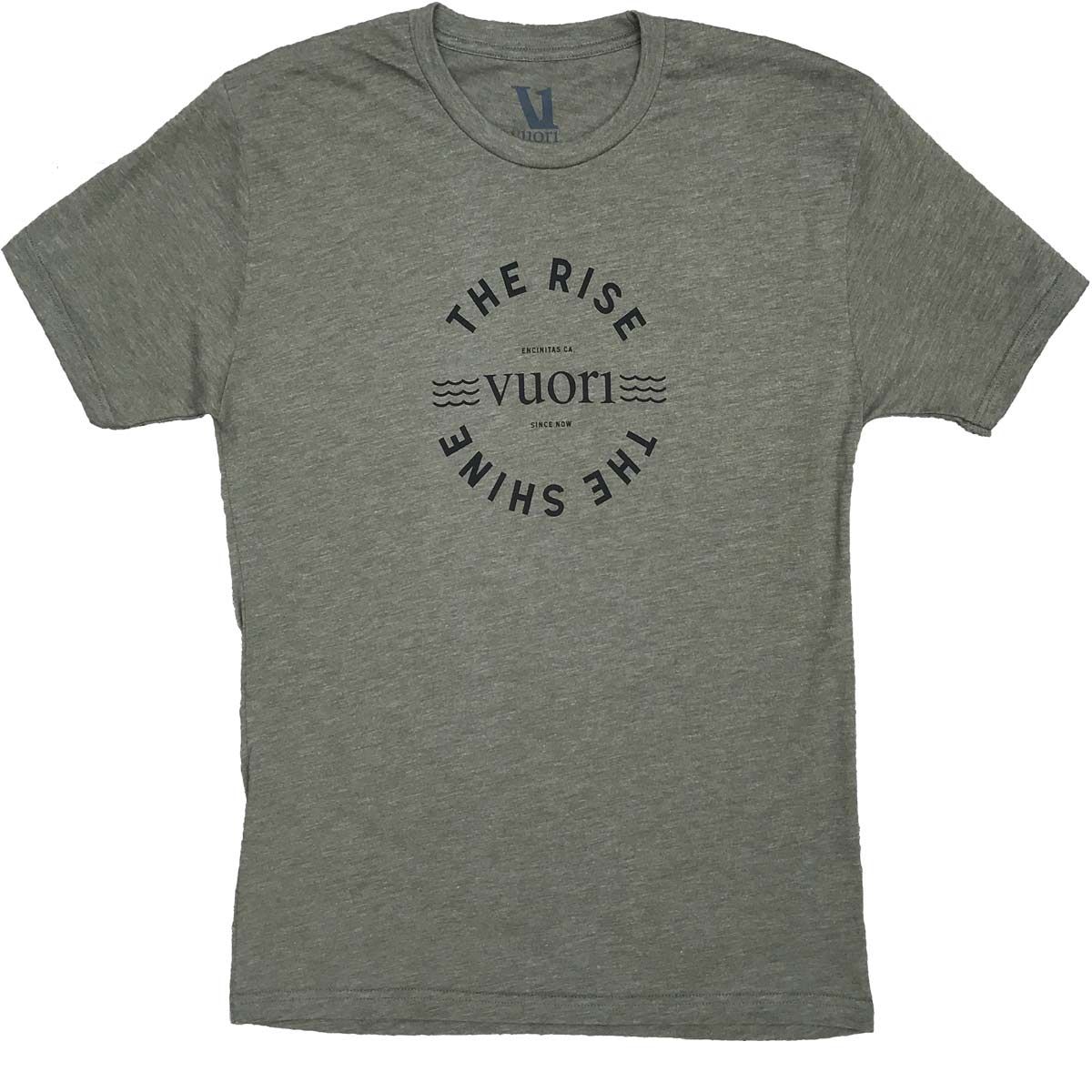 Encinitas Rise Tee | Army Heather sold by Vuori