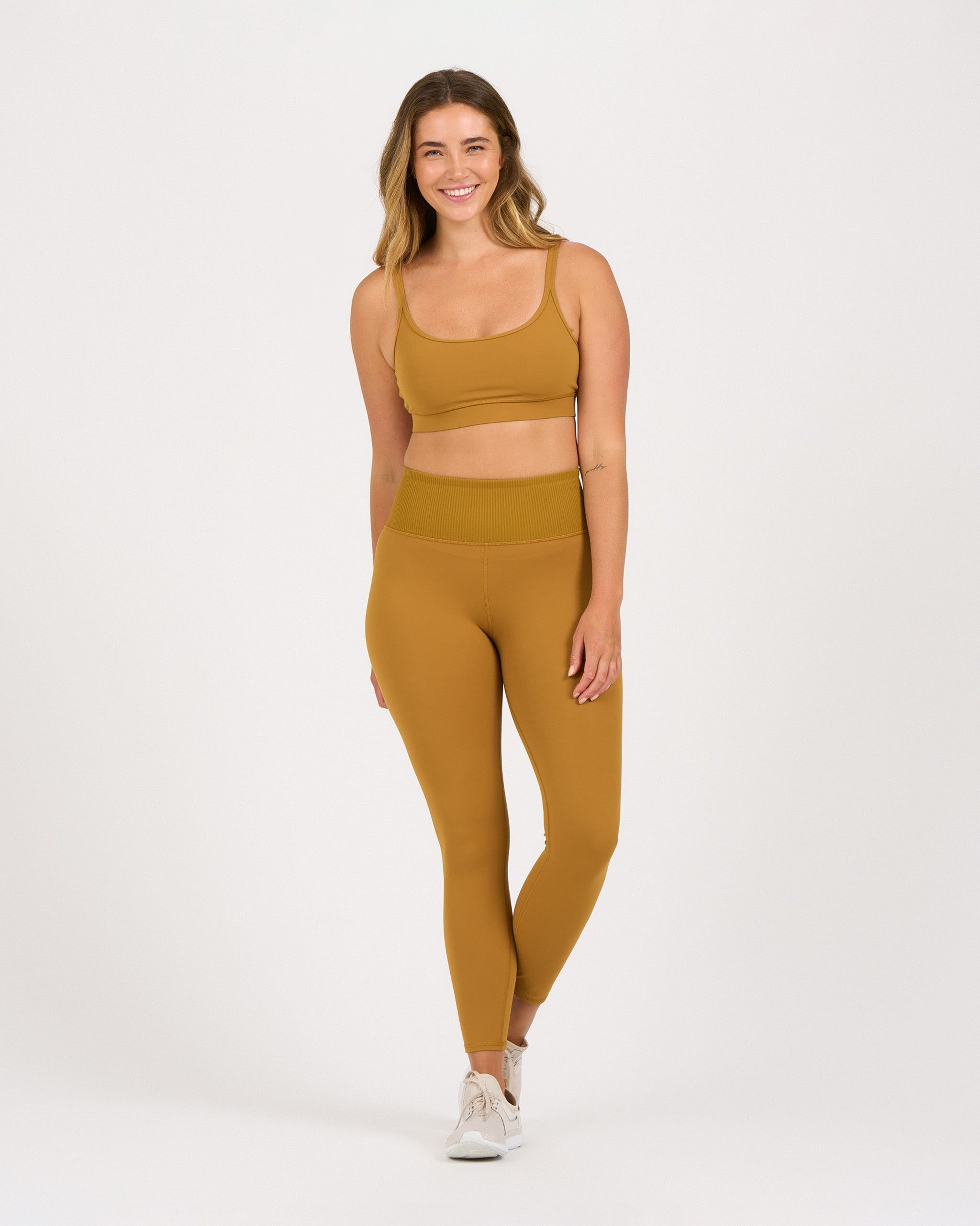 Rib Studio Legging | Dark Golden sold by Vuori product image thumbnail 6