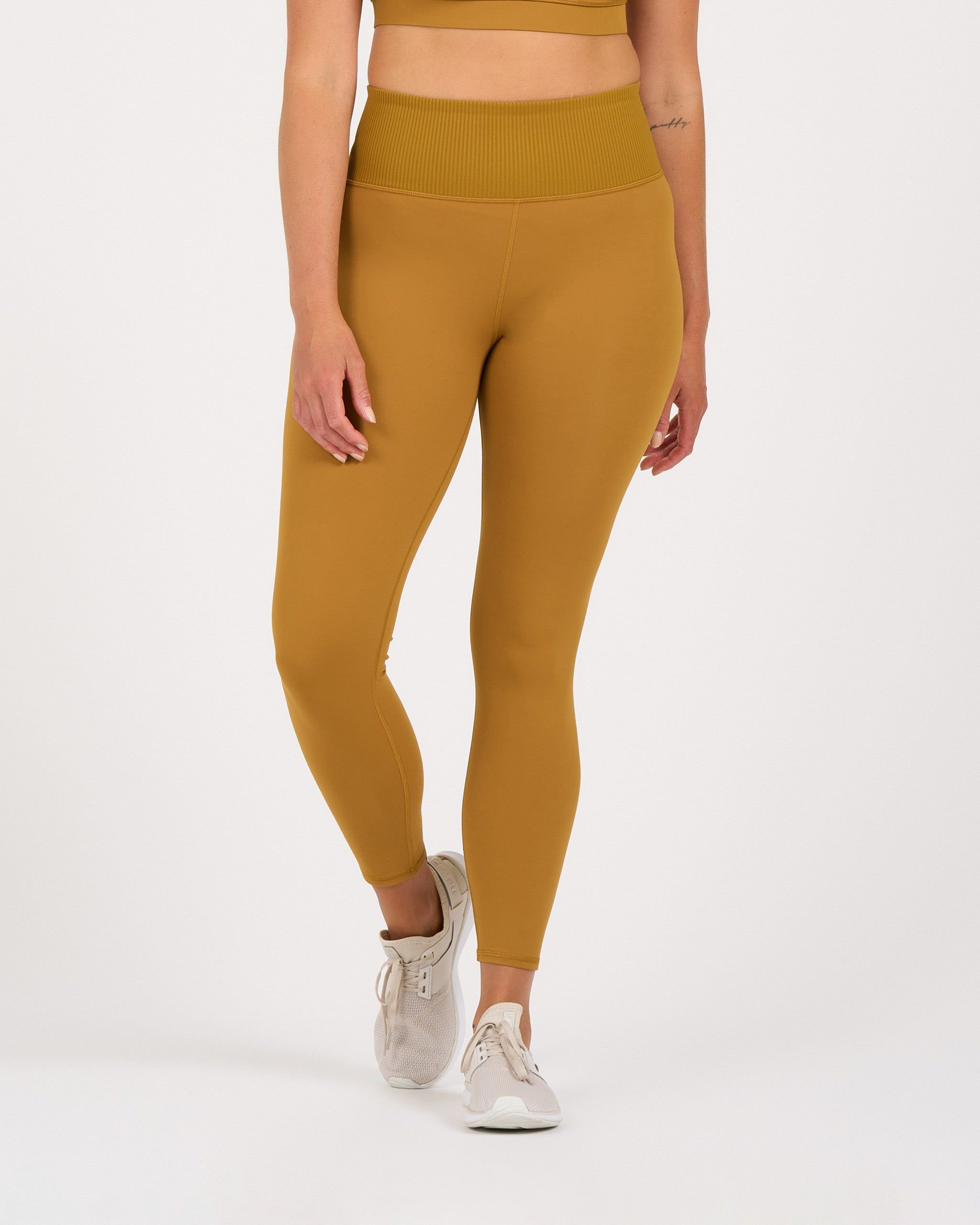 Rib Studio Legging | Dark Golden sold by Vuori product image thumbnail 5