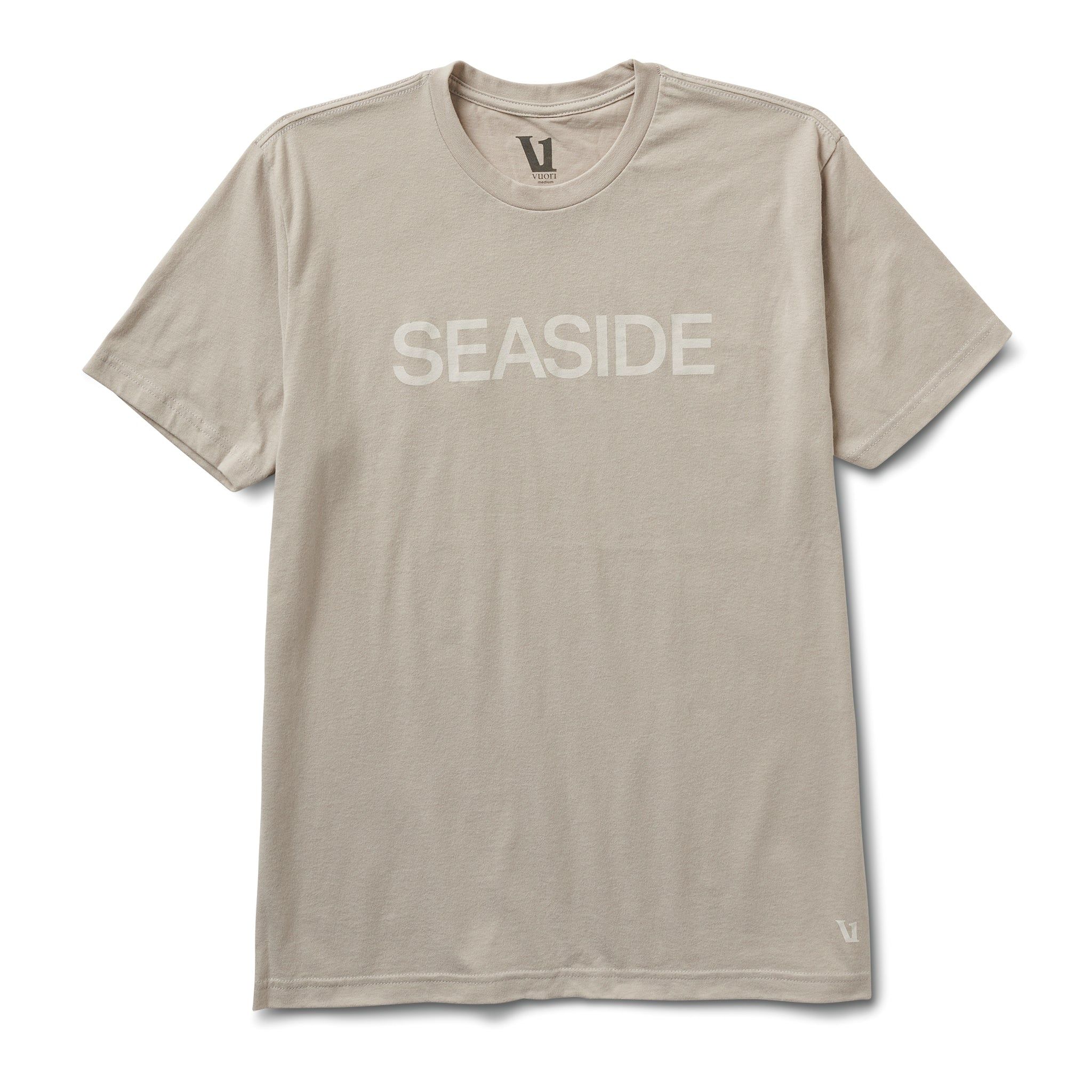 Seaside Tee | Light Grey sold by Vuori