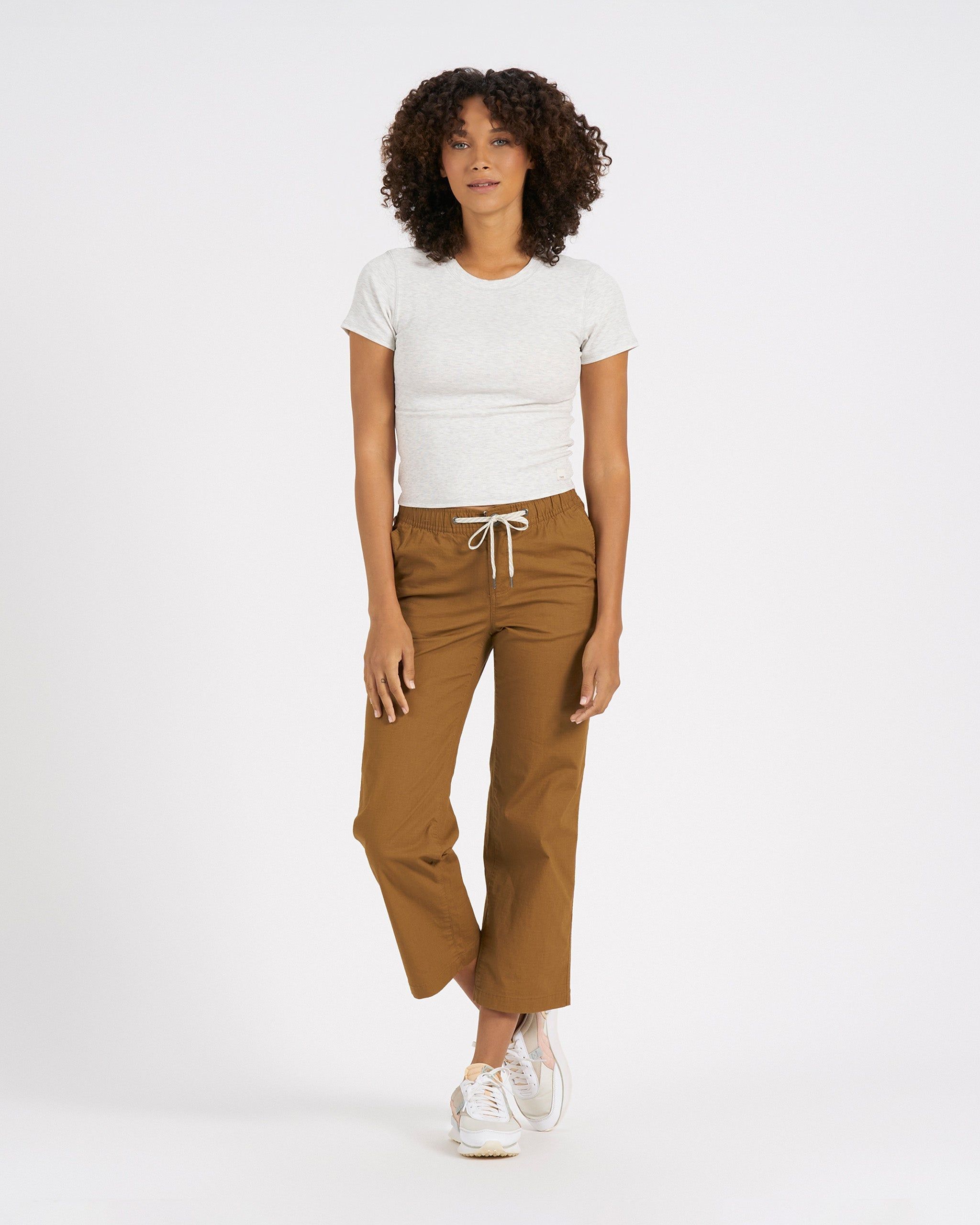 Pose Fitted Tee | White Heather sold by Vuori product image thumbnail 6