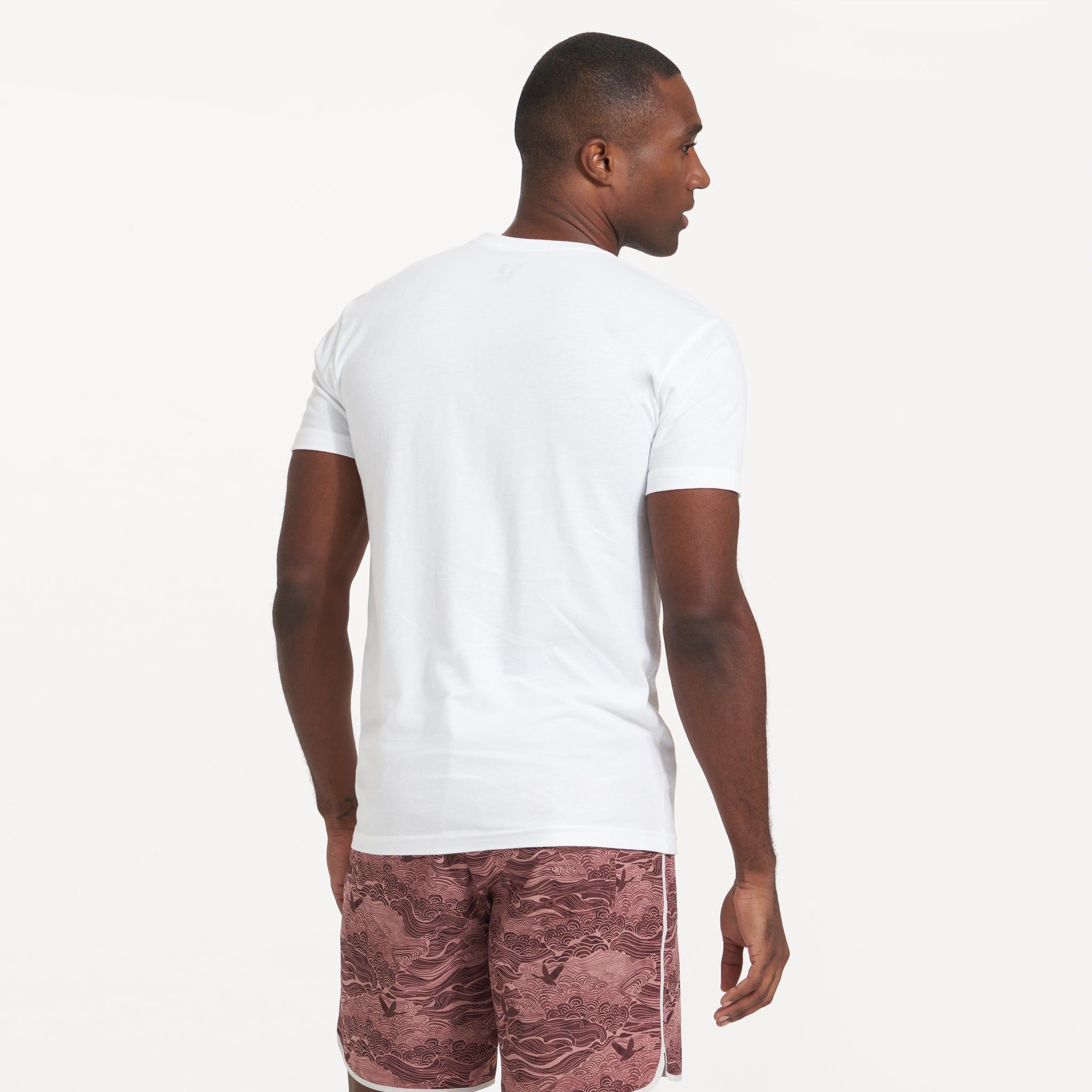 TRTS Tonal Tee | White sold by Vuori product image thumbnail 3