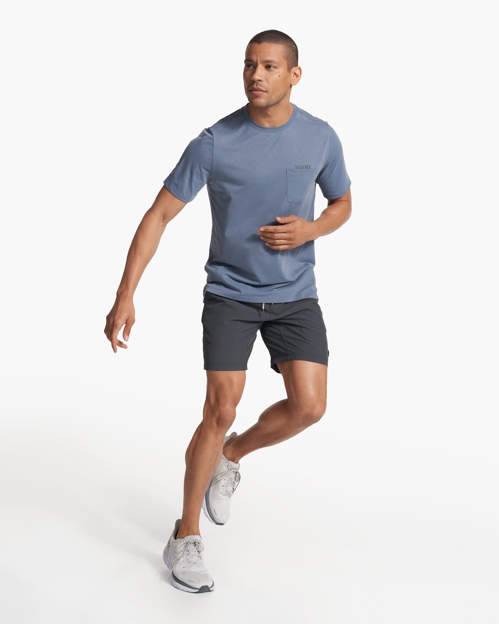 Current Pocket Tee | Azure sold by Vuori product image thumbnail 6