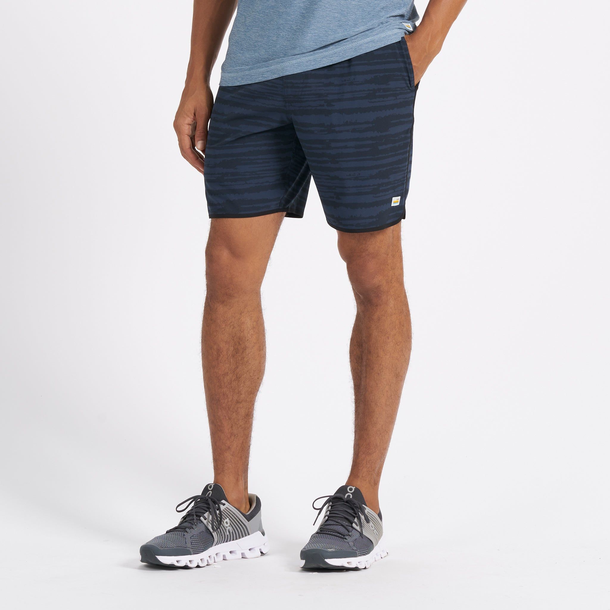 Banks Short | Ink Tie Dye Stripe sold by Vuori product image thumbnail 2