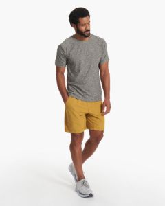 Strato Tech Tee | Heather Grey sold by Vuori