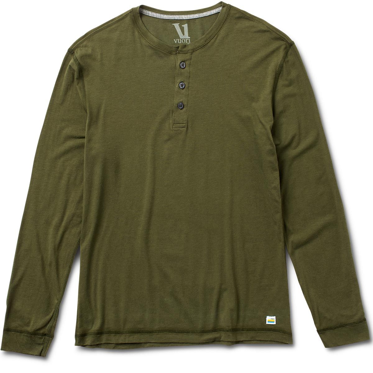 Long-Sleeve Ever Henley | Olive sold by Vuori