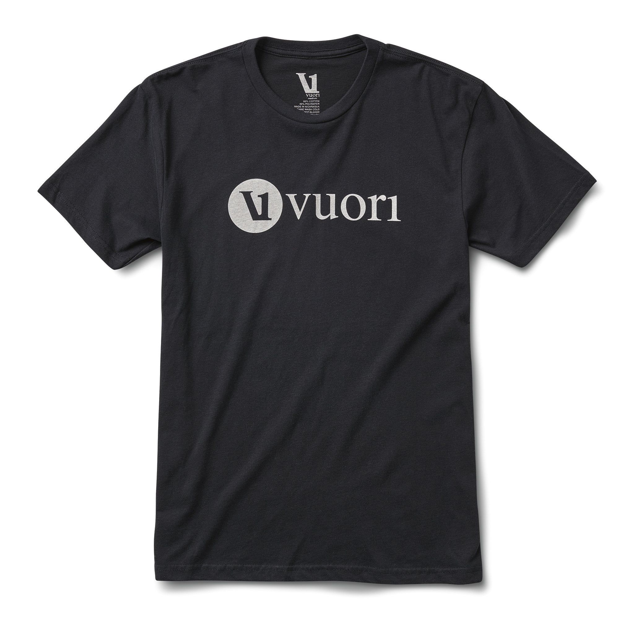 V1 Vuori Wordmark Logo Tee | Black sold by Vuori
