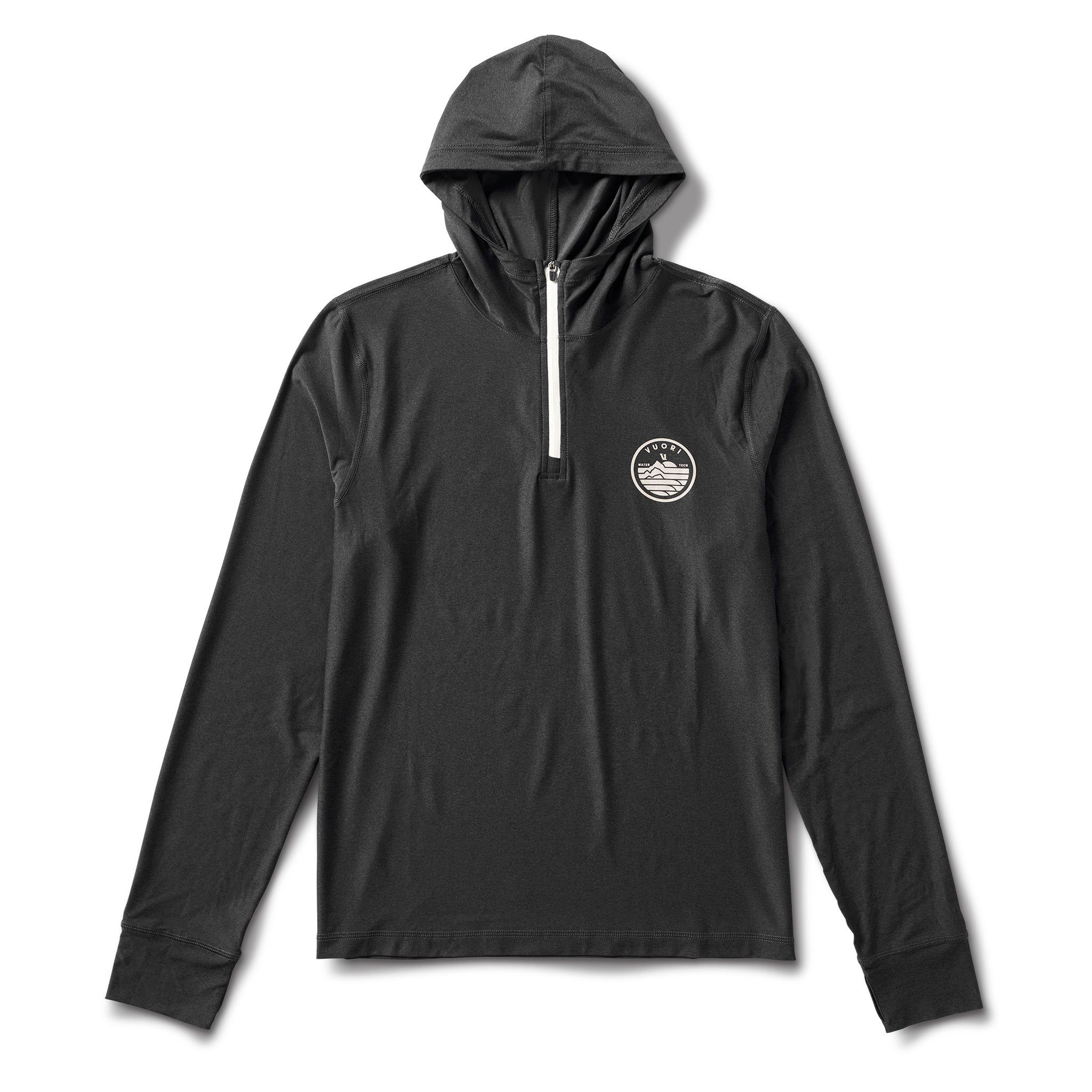 Uluwatu Water Hoodie | Black Heather sold by Vuori