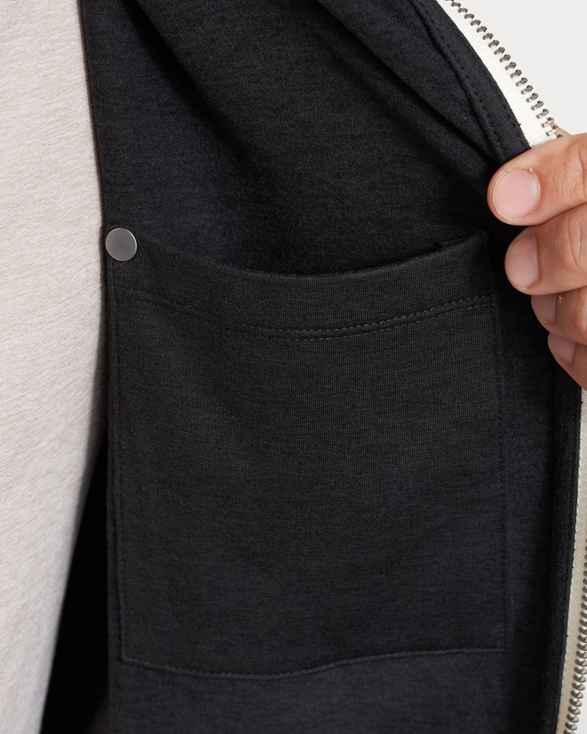Coronado Hoodie | Black Heather sold by Vuori product image thumbnail 6