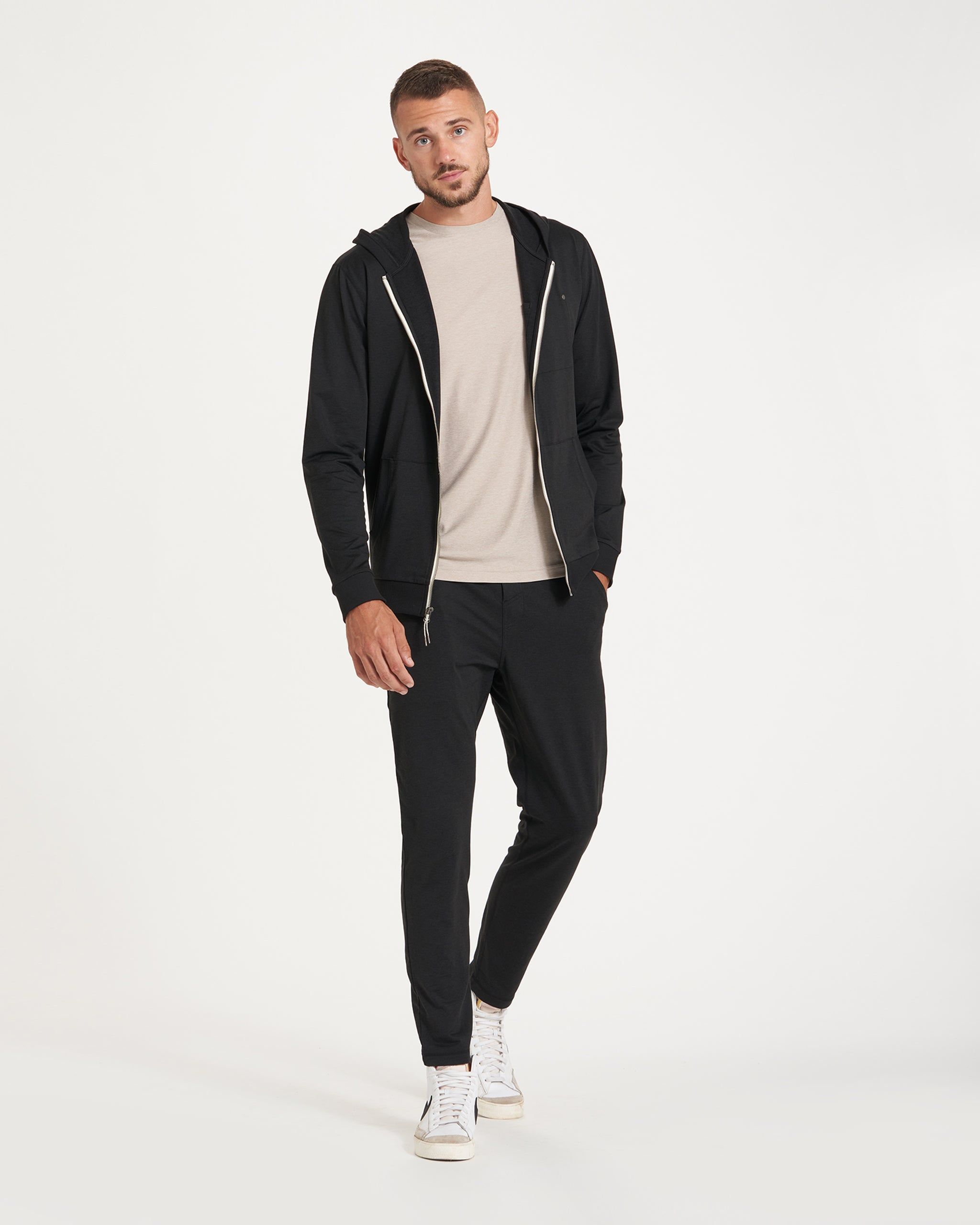 Coronado Hoodie | Black Heather sold by Vuori product image thumbnail 7