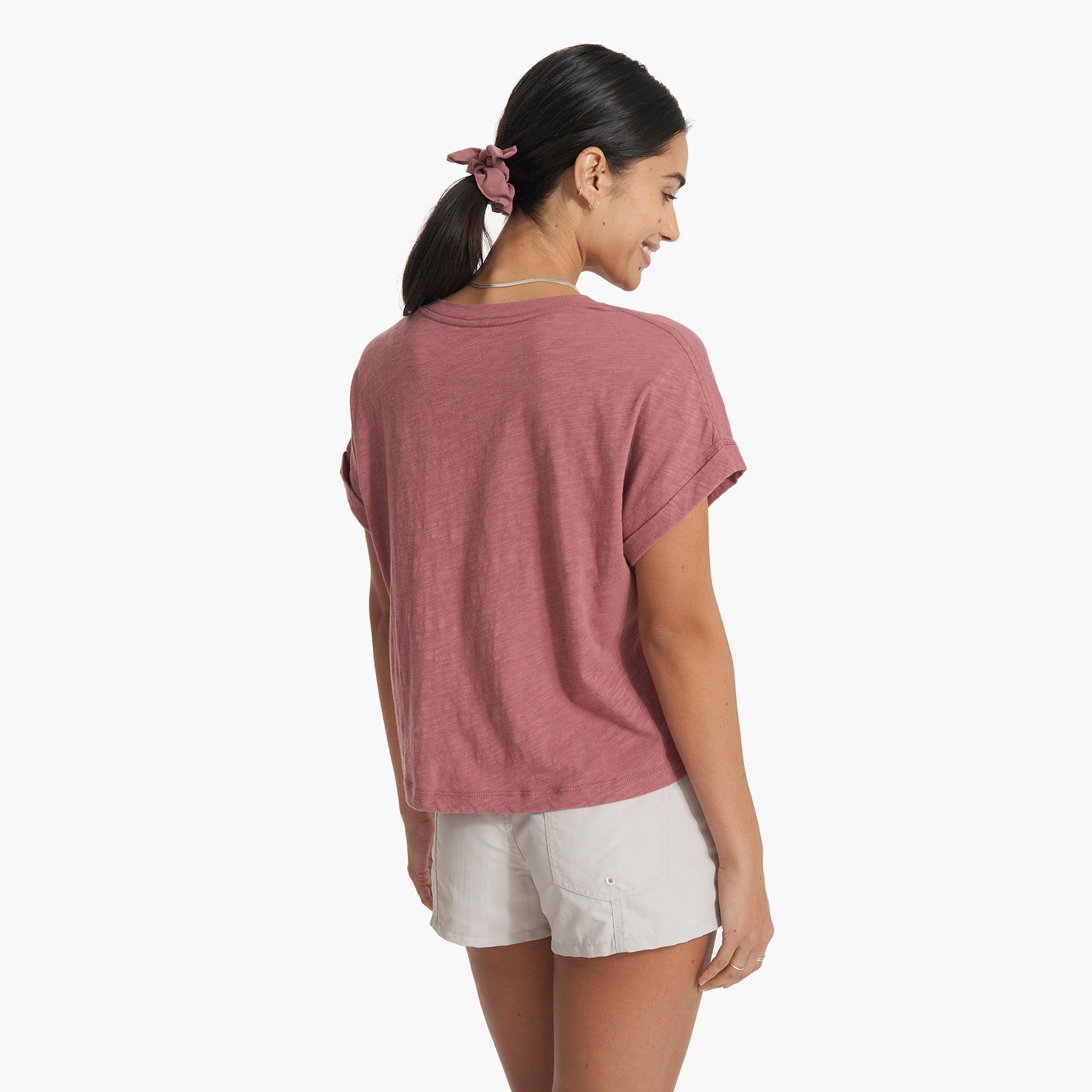 Sunset Easy Tee | Marsala sold by Vuori product image thumbnail 3