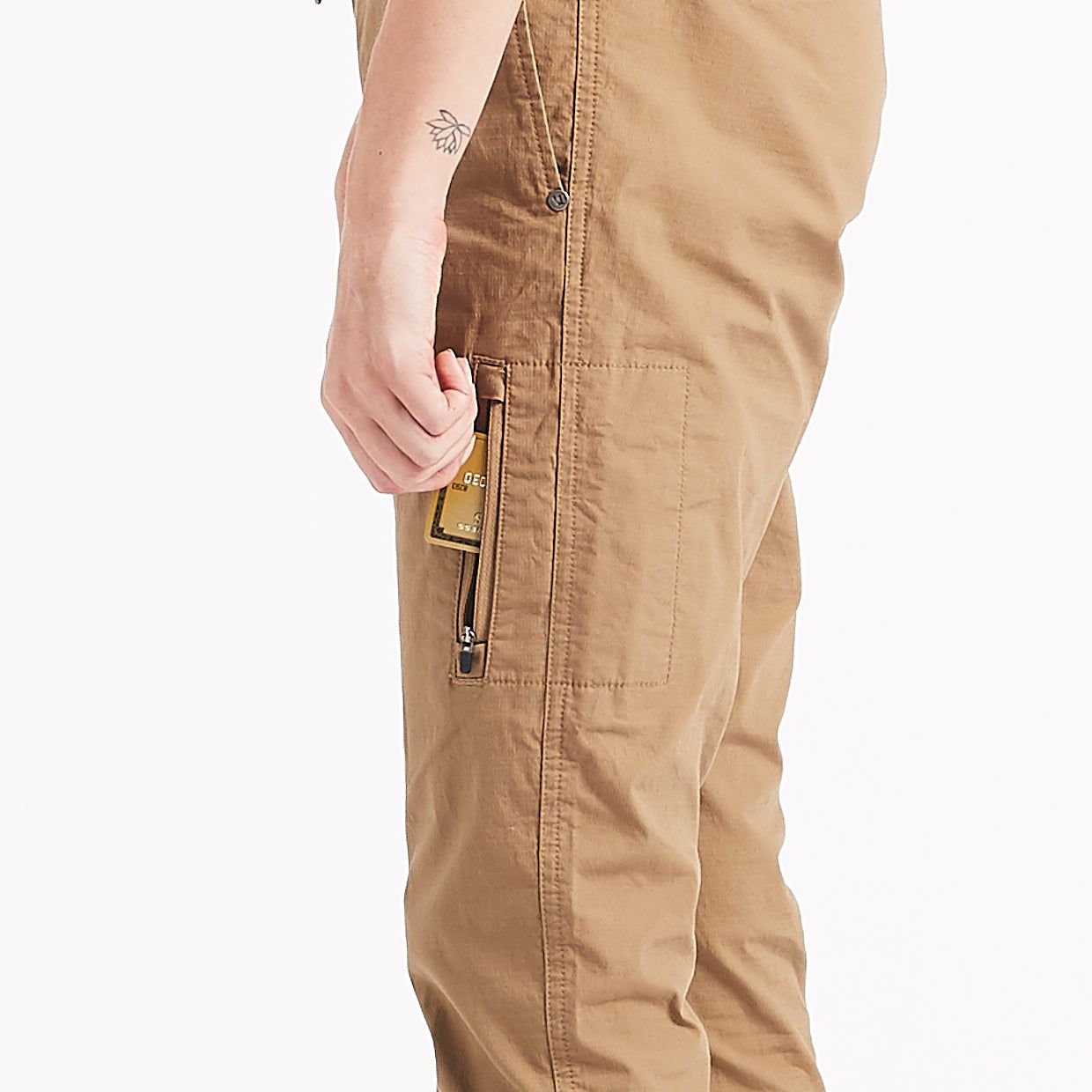 Womens Ripstop Pant | Khaki sold by Vuori product image thumbnail 5