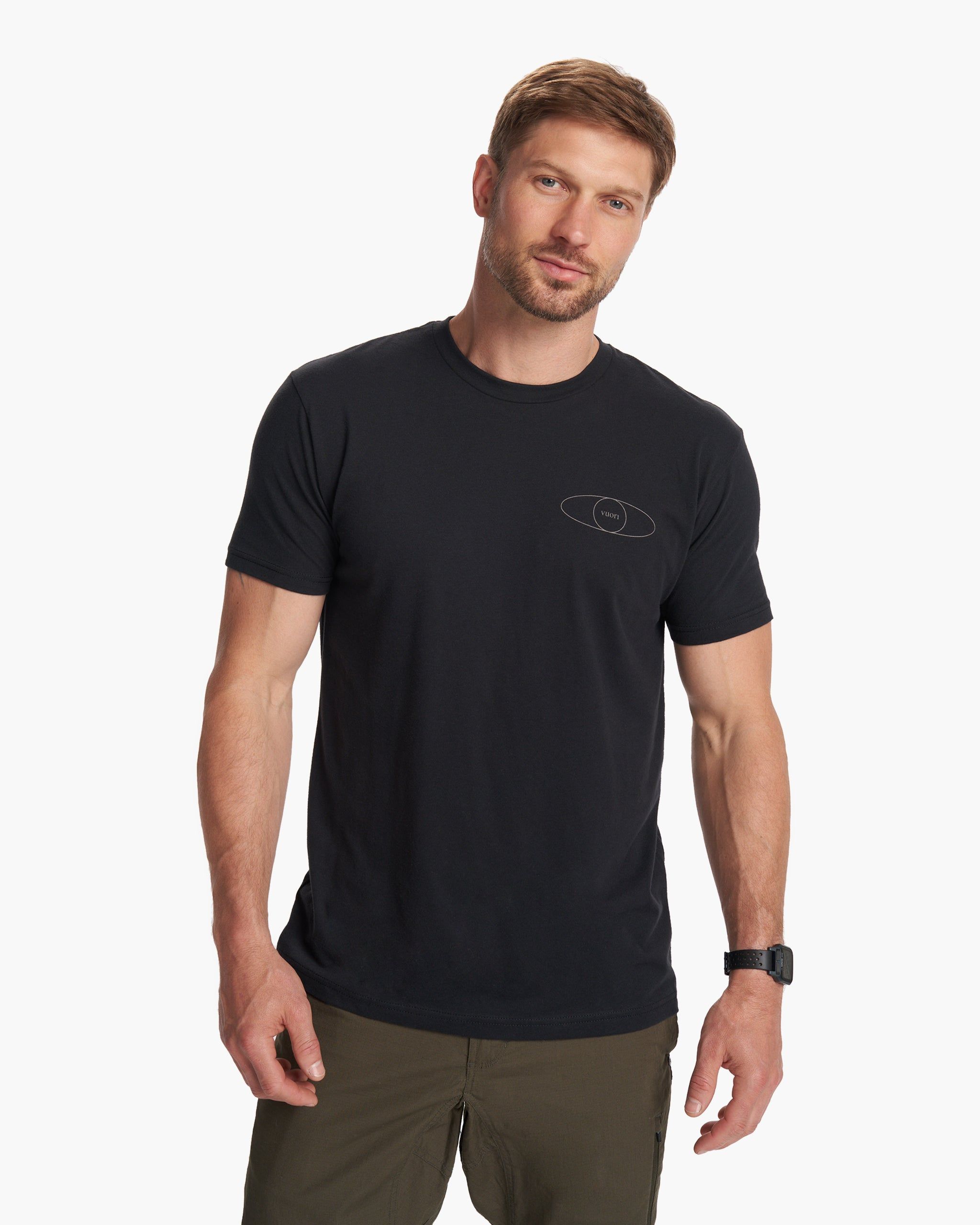 All Seeing Tee | Black sold by Vuori product image thumbnail 2