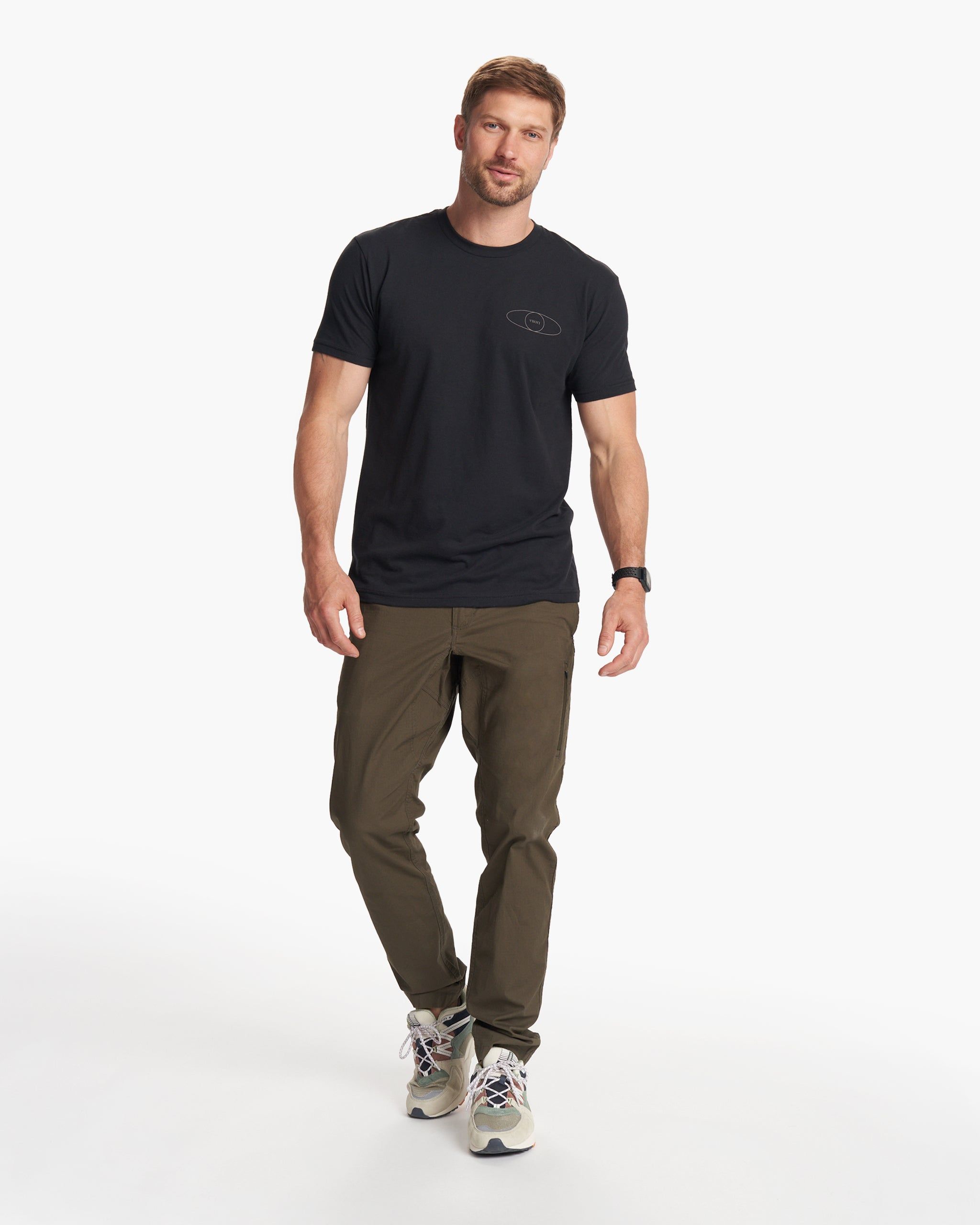 All Seeing Tee | Black sold by Vuori product image thumbnail 5