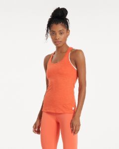 Lux Performance Tank | Grapefruit Heather sold by Vuori