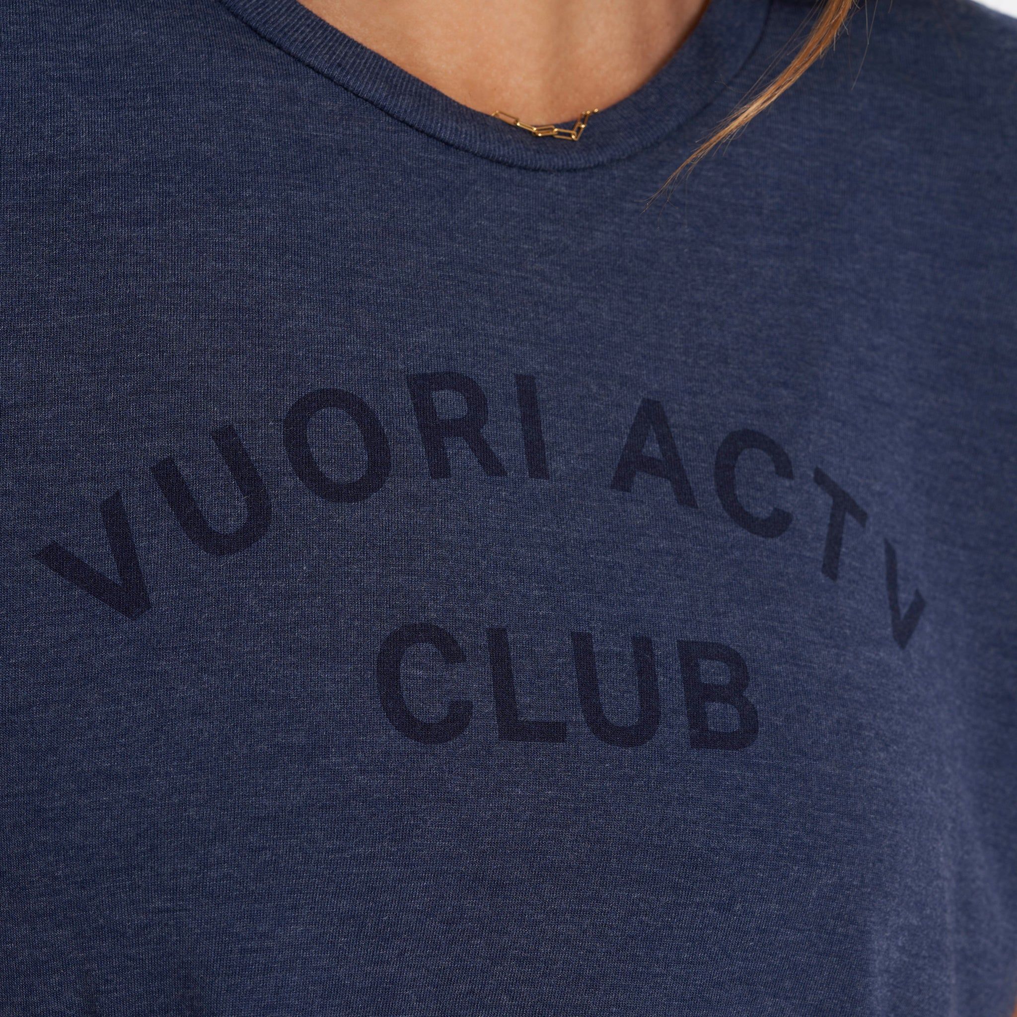 ACTV Club Tee | Navy Heather sold by Vuori product image thumbnail 4