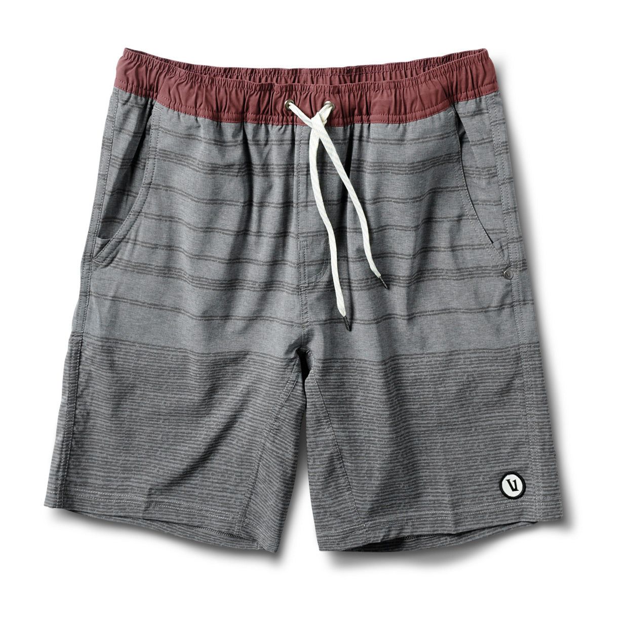 Kore Short | Grey Varied Stripe sold by Vuori