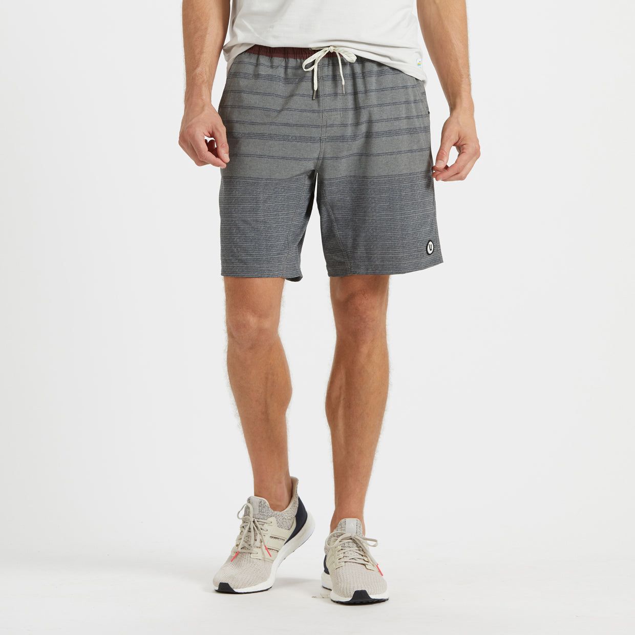 Kore Short | Grey Varied Stripe sold by Vuori product image thumbnail 2