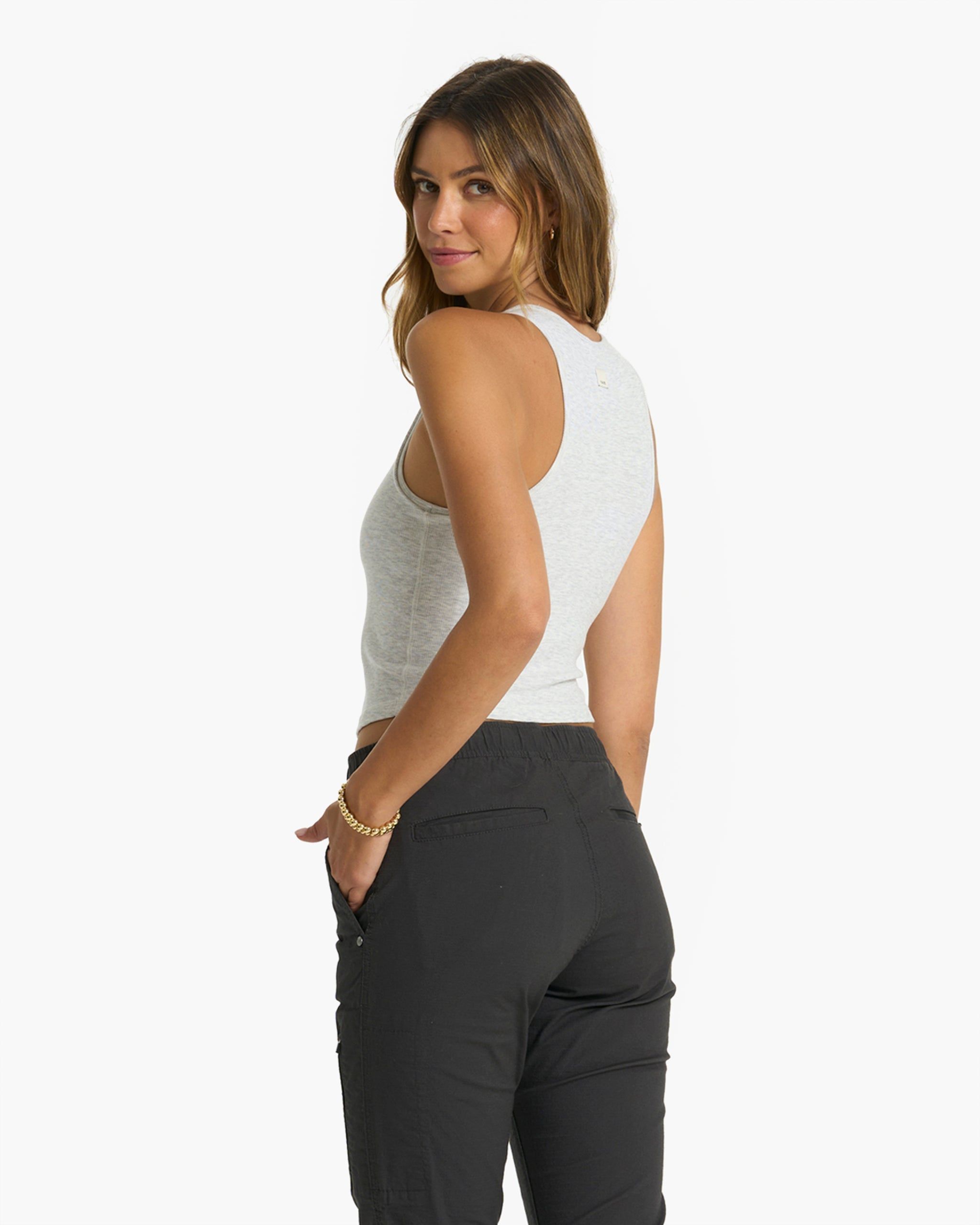 Pose Plyo Tank | White Heather sold by Vuori product image thumbnail 3