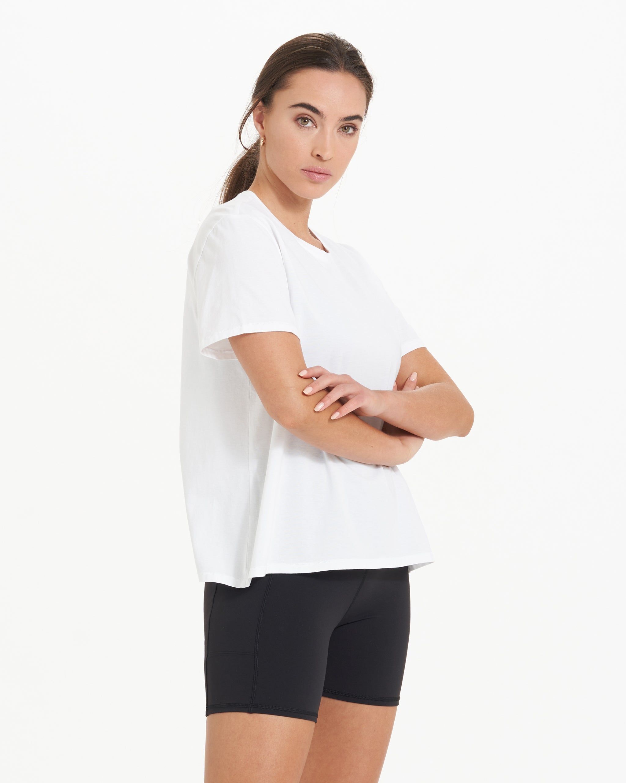 Feather Tee | White sold by Vuori product image thumbnail 2