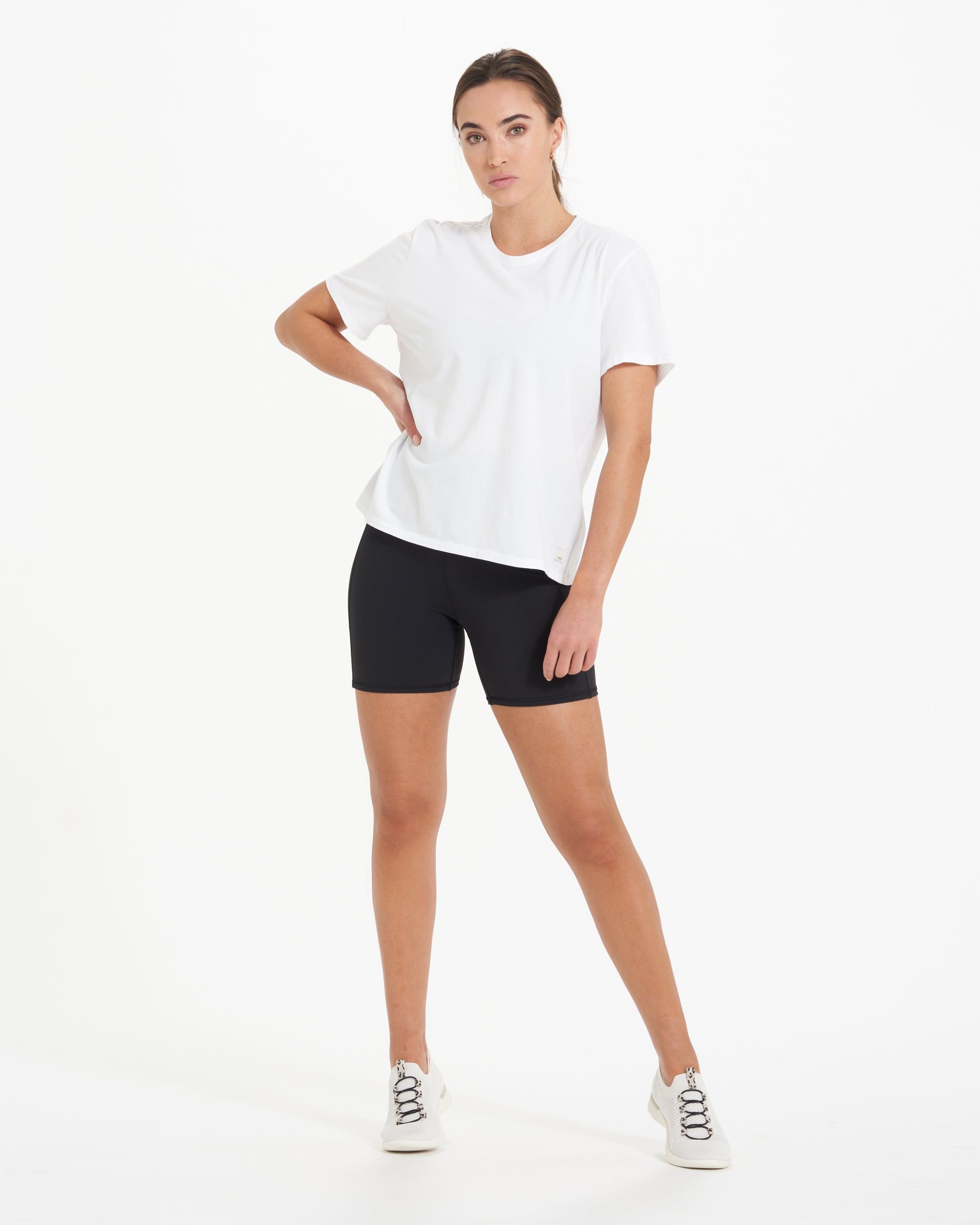 Feather Tee | White sold by Vuori product image thumbnail 4