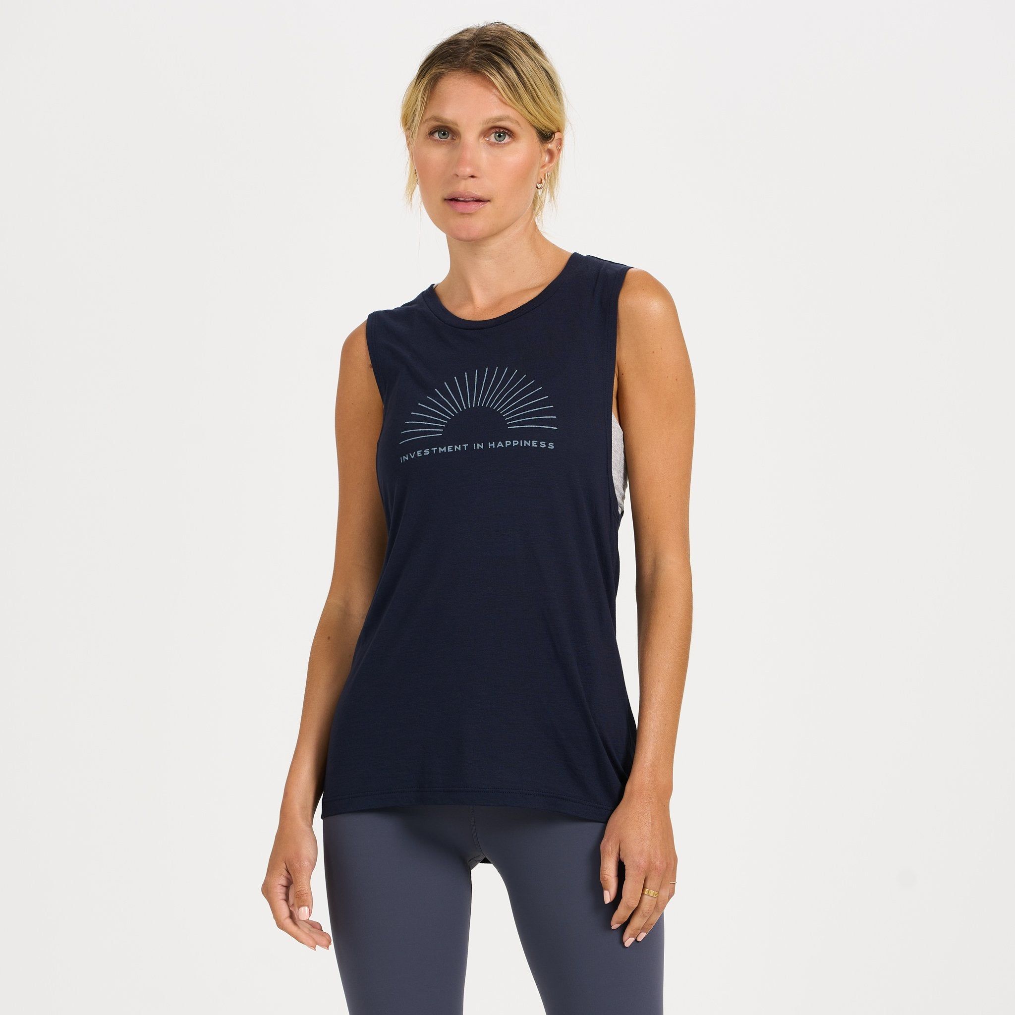 Happiness Tank | Midnight sold by Vuori