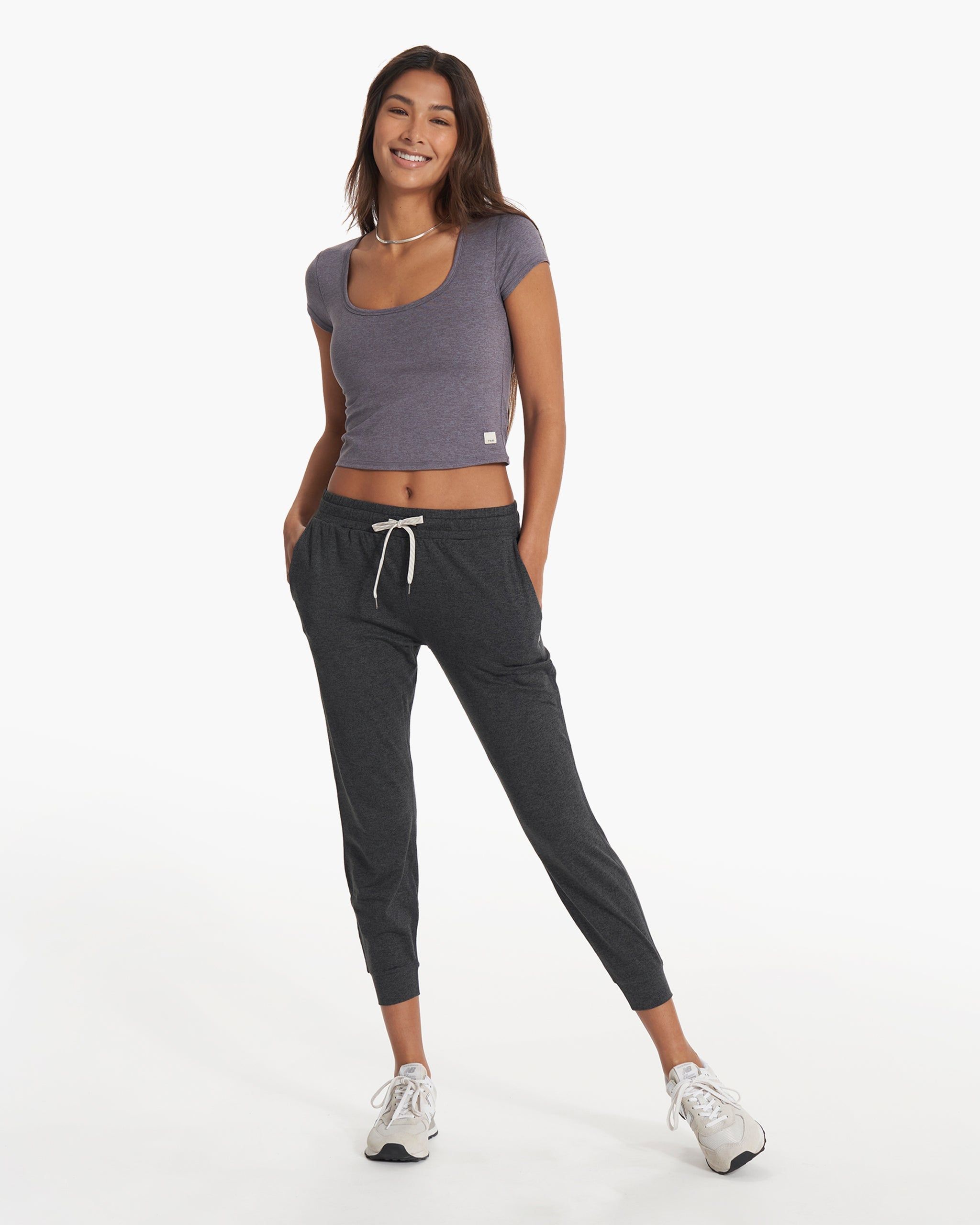 Short Sleeve Halo Crop | Sawyer Heather sold by Vuori product image thumbnail 6