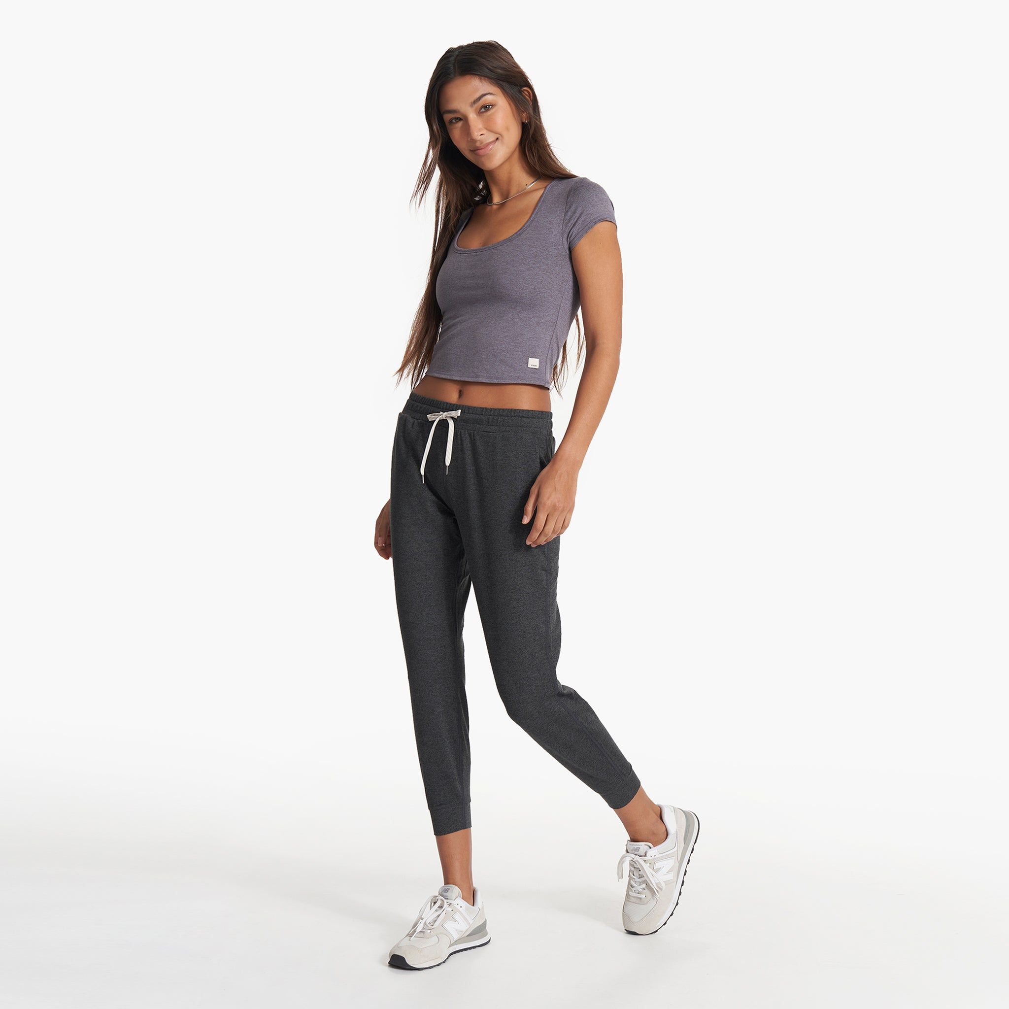 Short Sleeve Halo Crop | Sawyer Heather sold by Vuori product image thumbnail 5