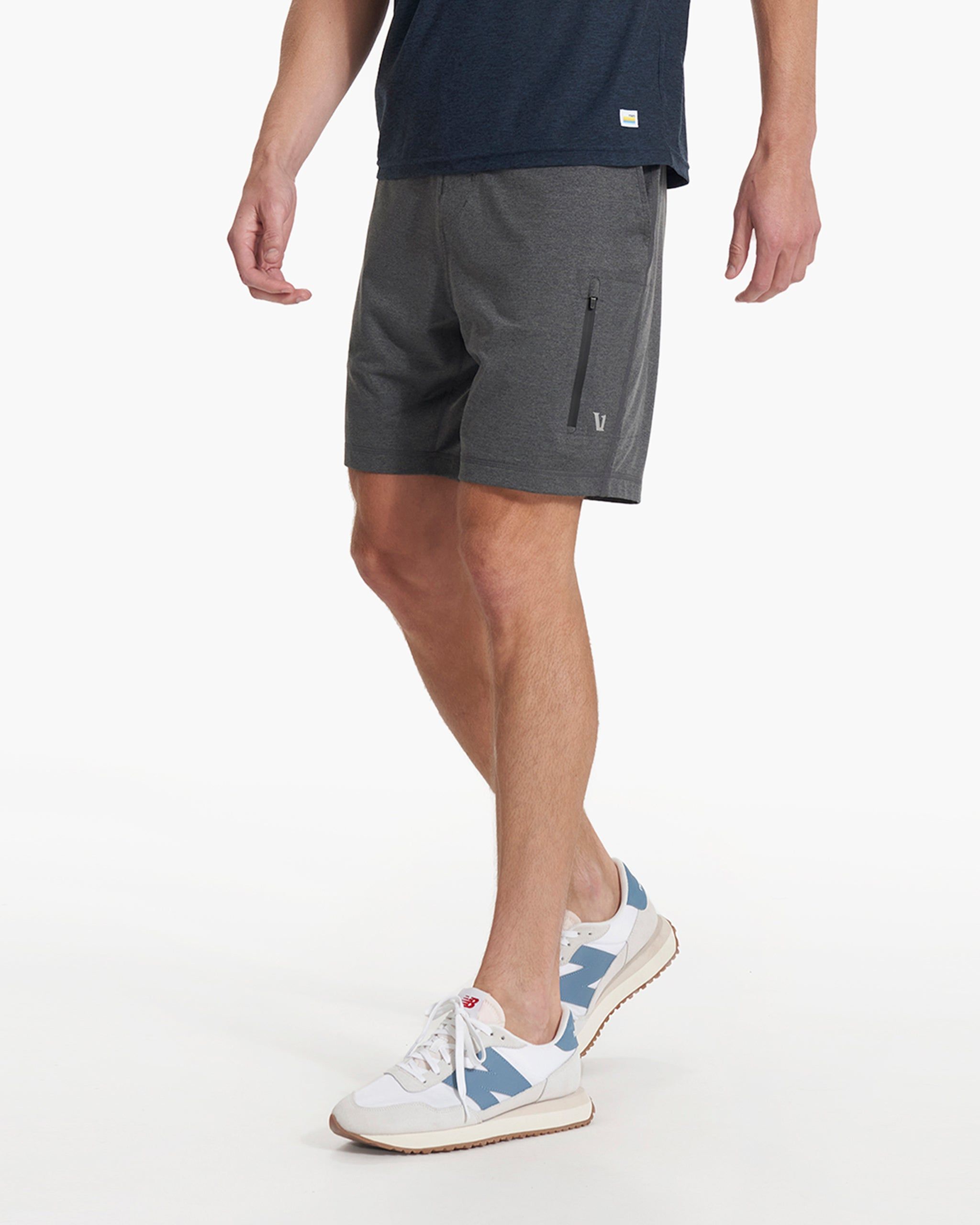 Sunday Performance Short | Charcoal Heather sold by Vuori product image thumbnail 4