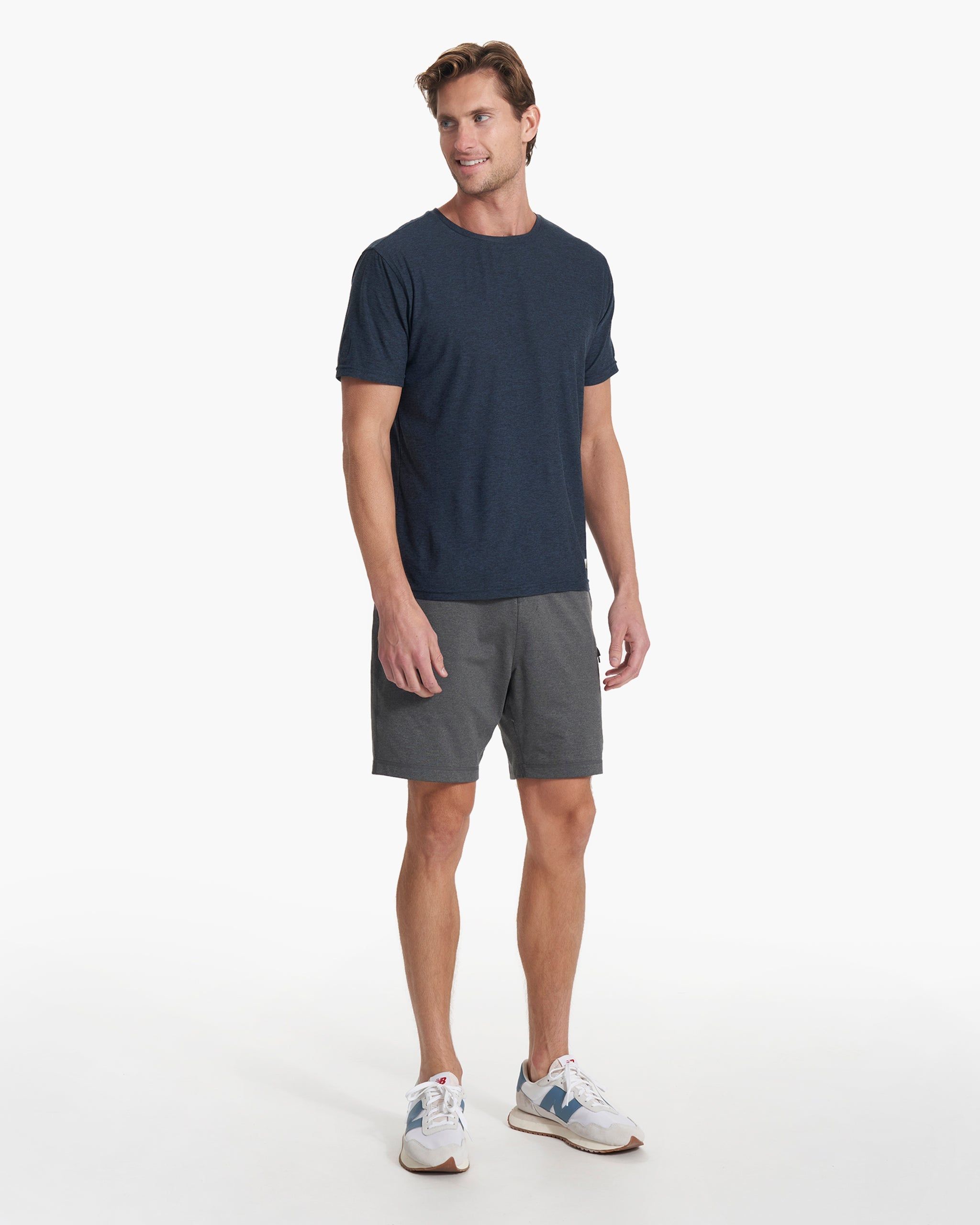 Sunday Performance Short | Charcoal Heather sold by Vuori product image thumbnail 6