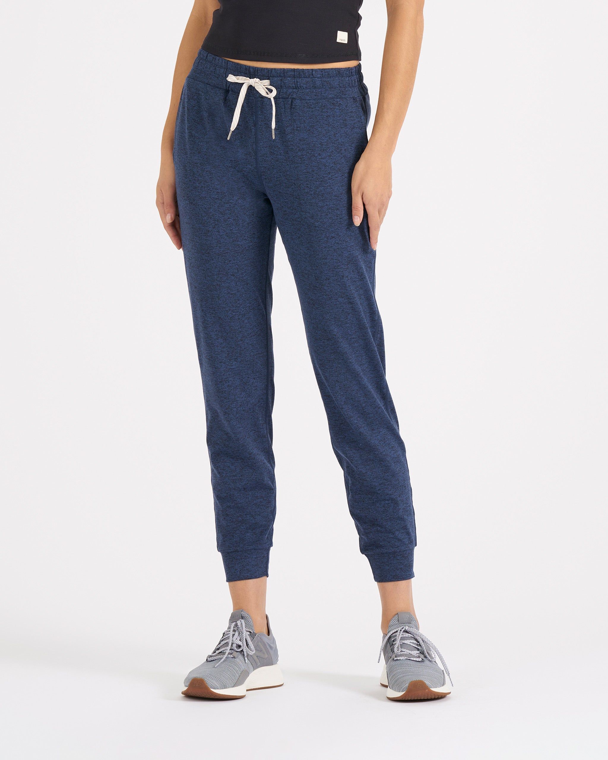 Performance Jogger - Long | Navy Heather sold by Vuori product image thumbnail 2