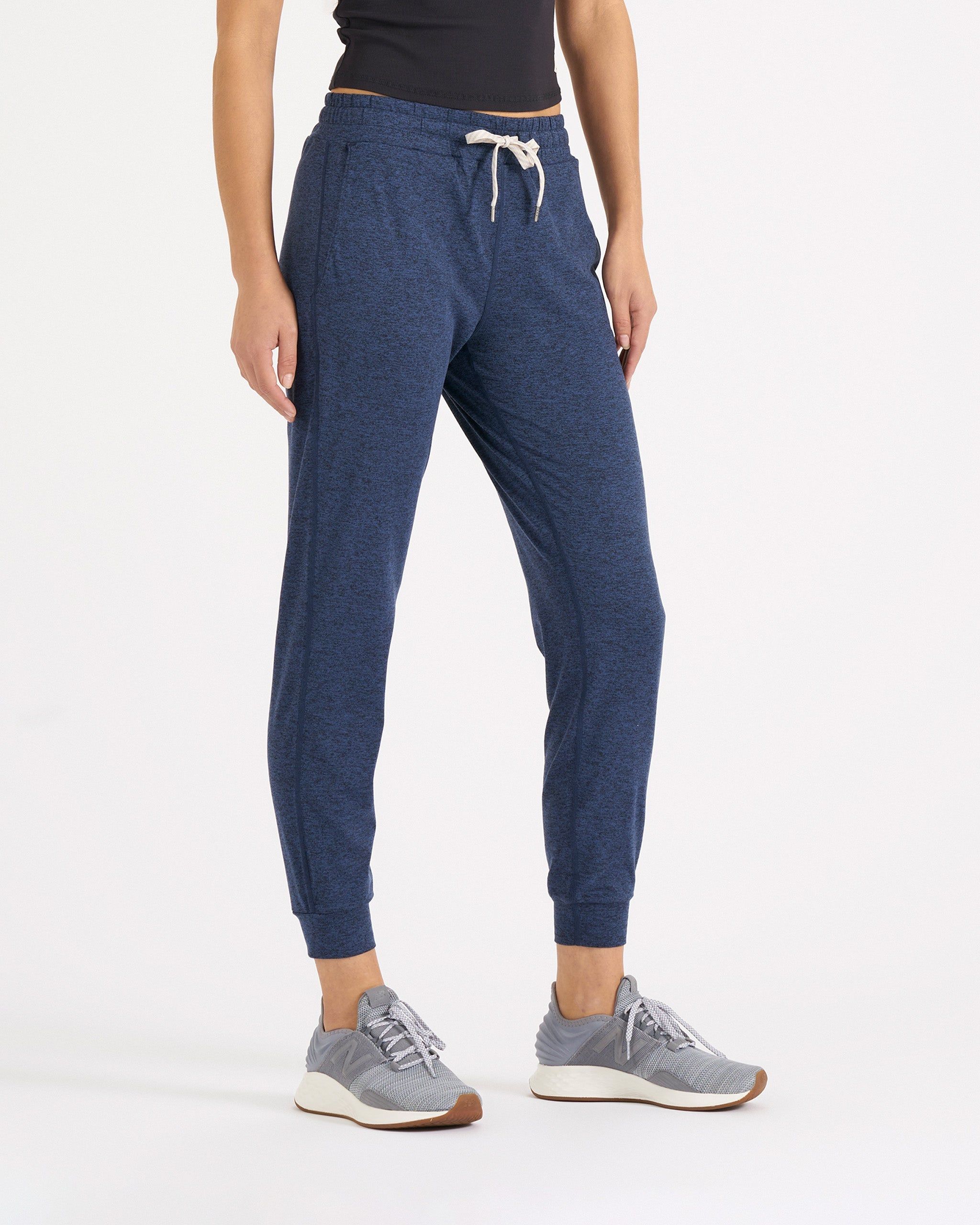 Performance Jogger - Long | Navy Heather sold by Vuori