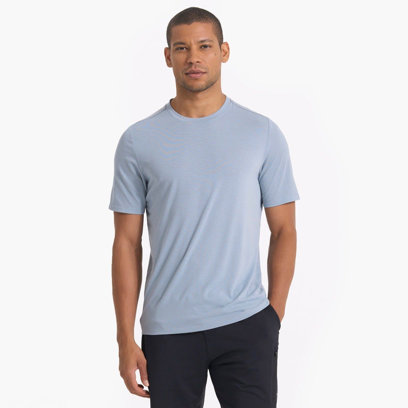 Current Tech Tee | Light Cloud sold by Vuori product image thumbnail 2