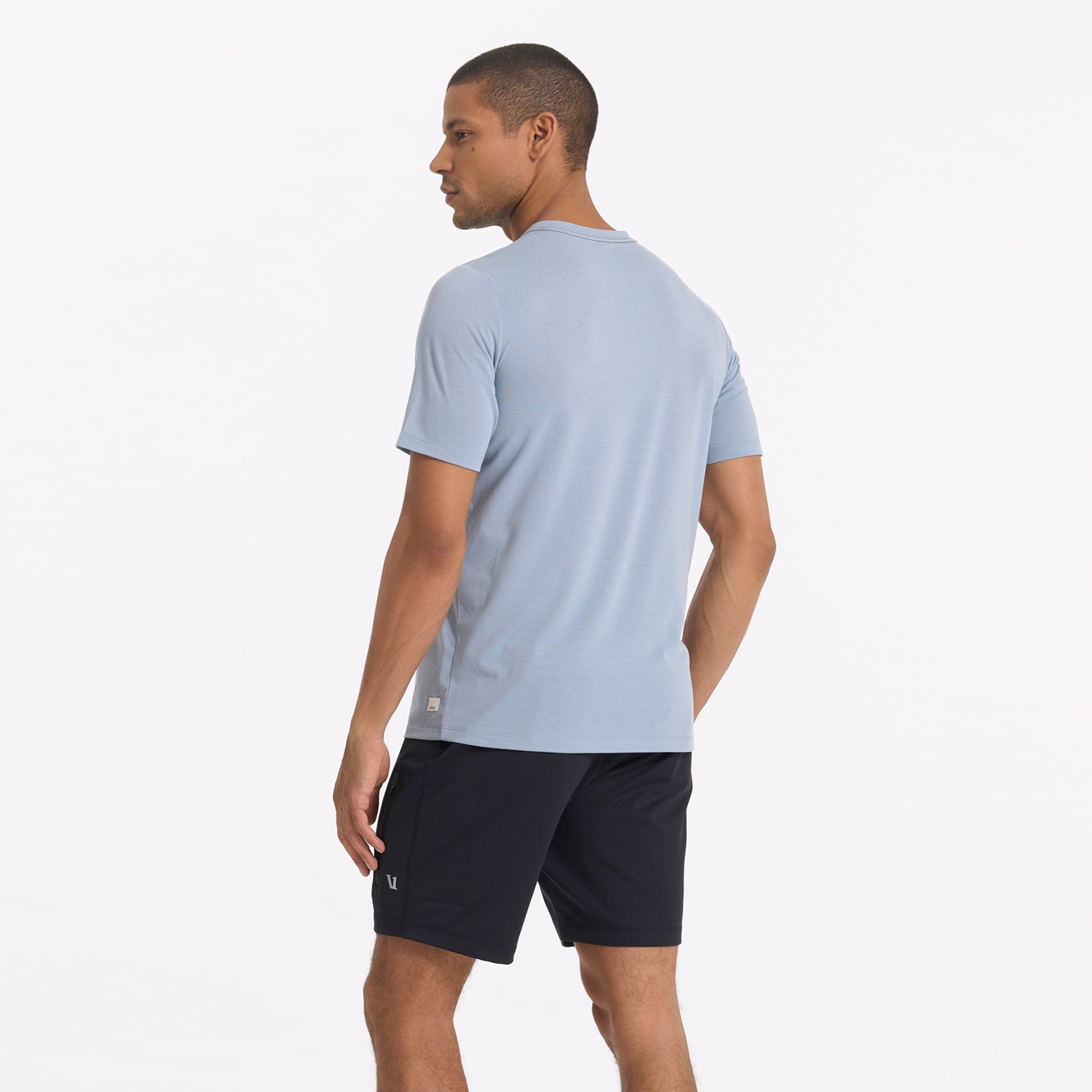 Current Tech Tee | Light Cloud sold by Vuori product image thumbnail 4