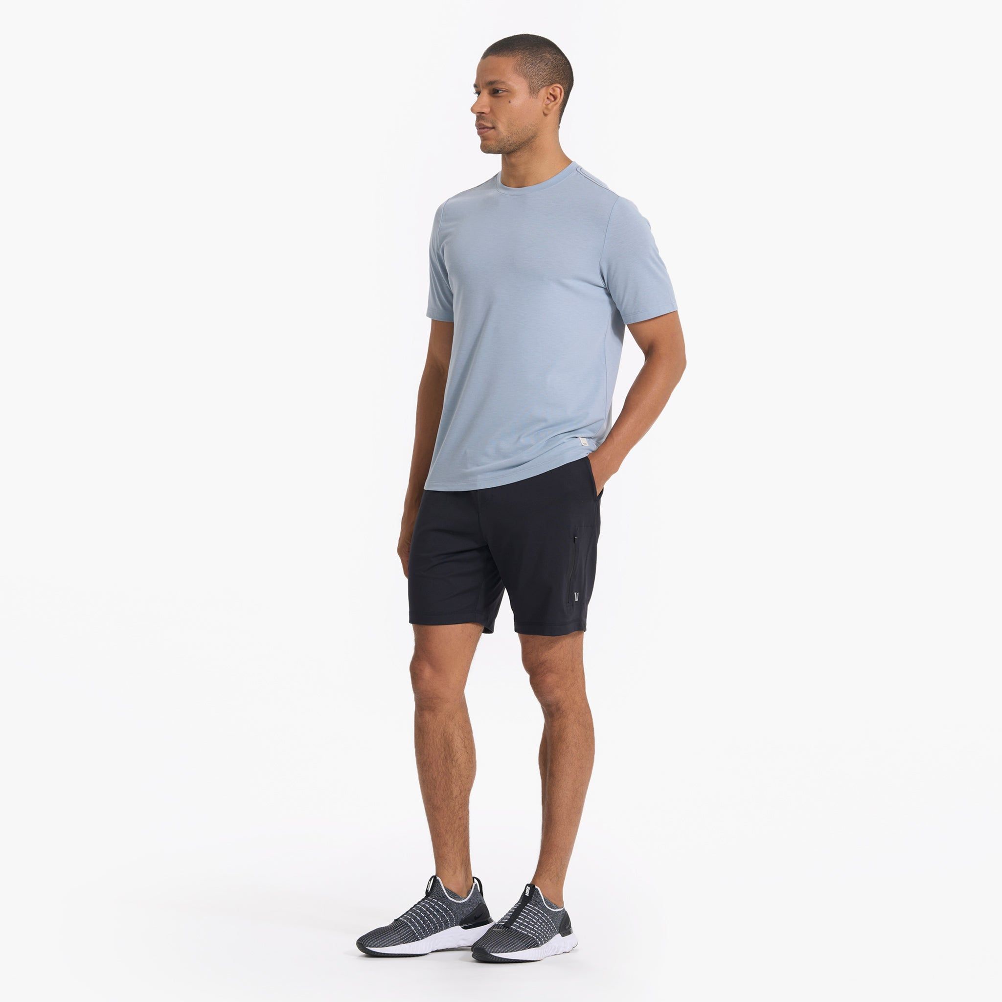 Current Tech Tee | Light Cloud sold by Vuori product image thumbnail 5